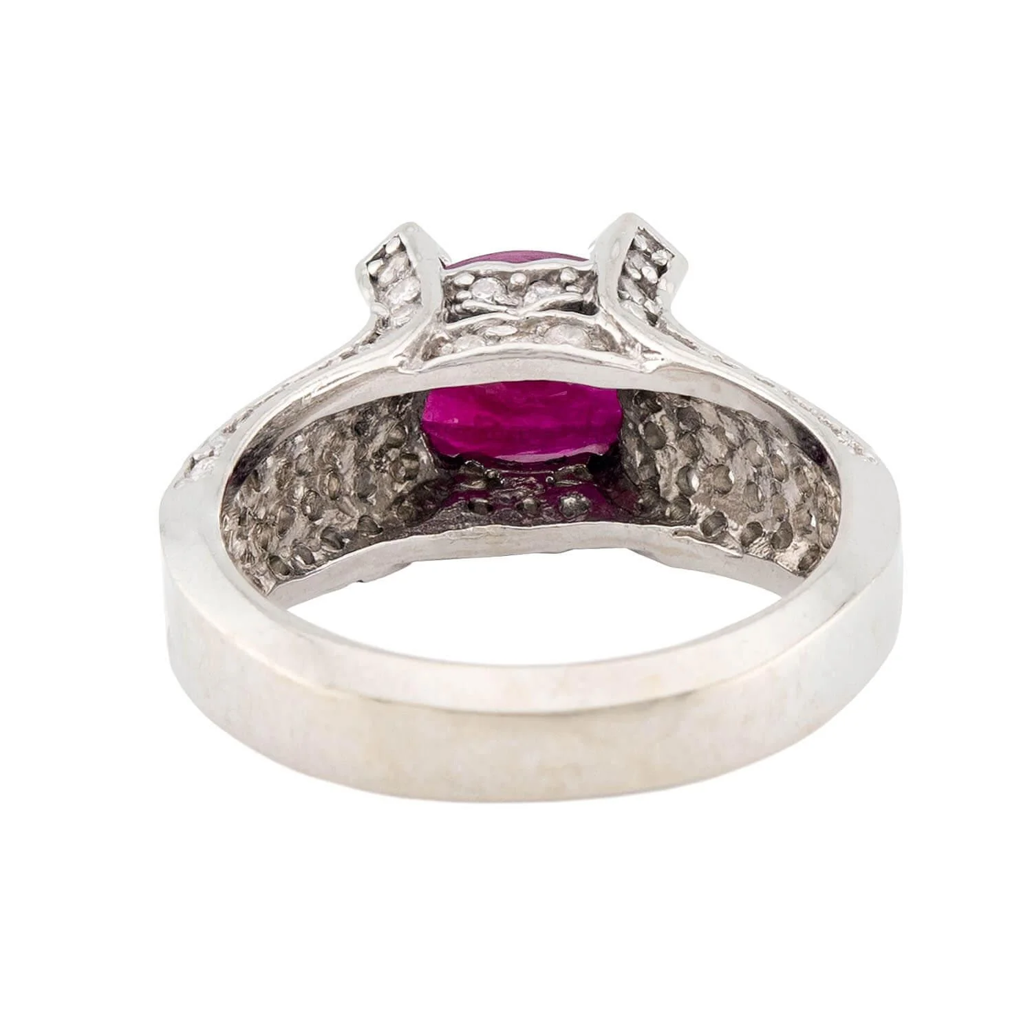 Estate 14k Ruby & Diamond Ring - Image 5