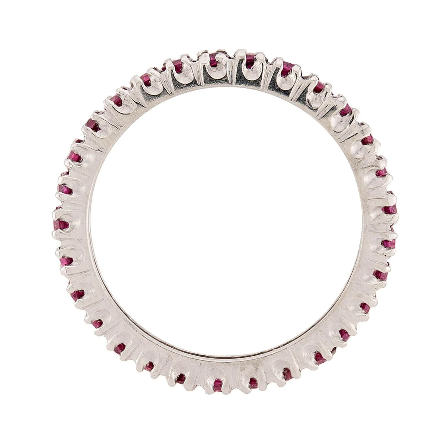 Estate 14k Ruby Eternity Band - Image 3
