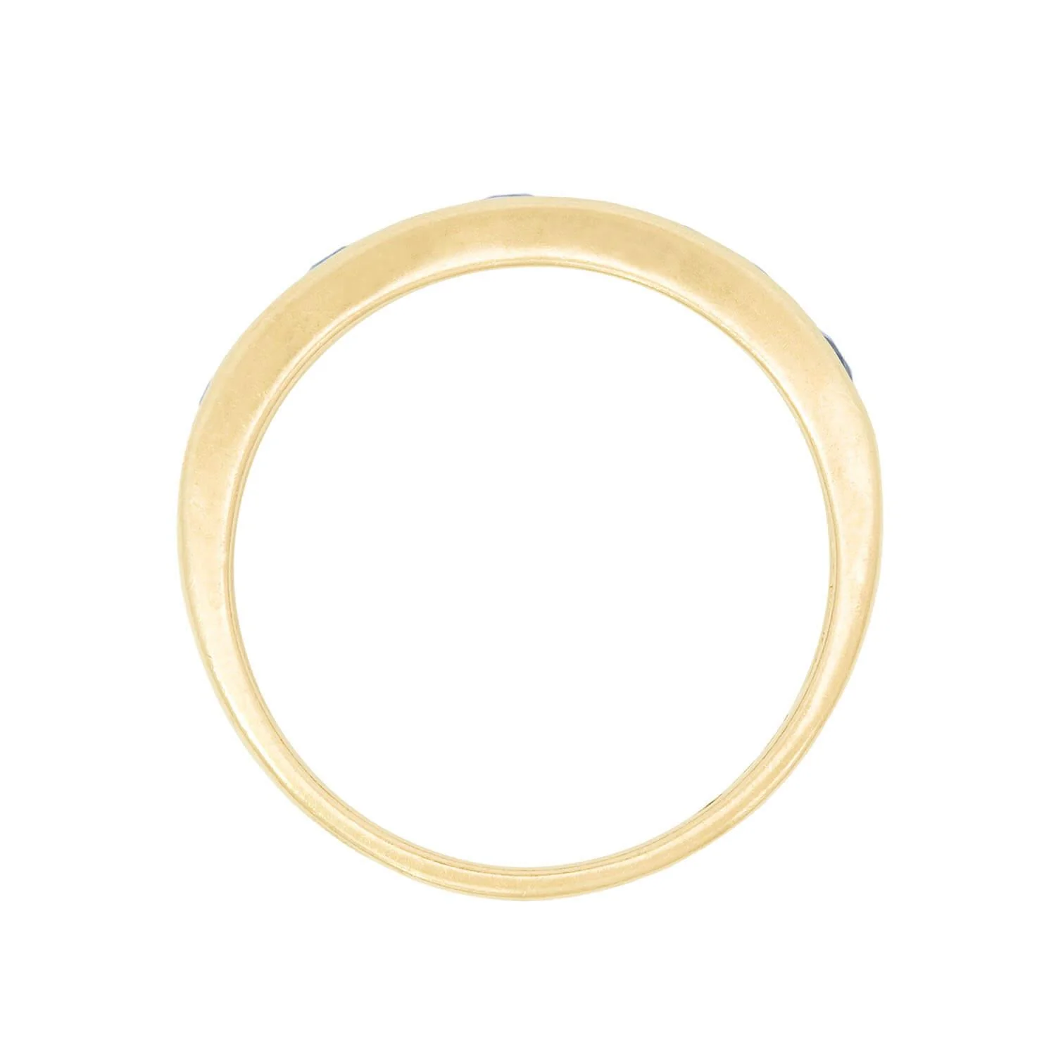 Estate 14k Sapphire and Diamond Band - Image 4