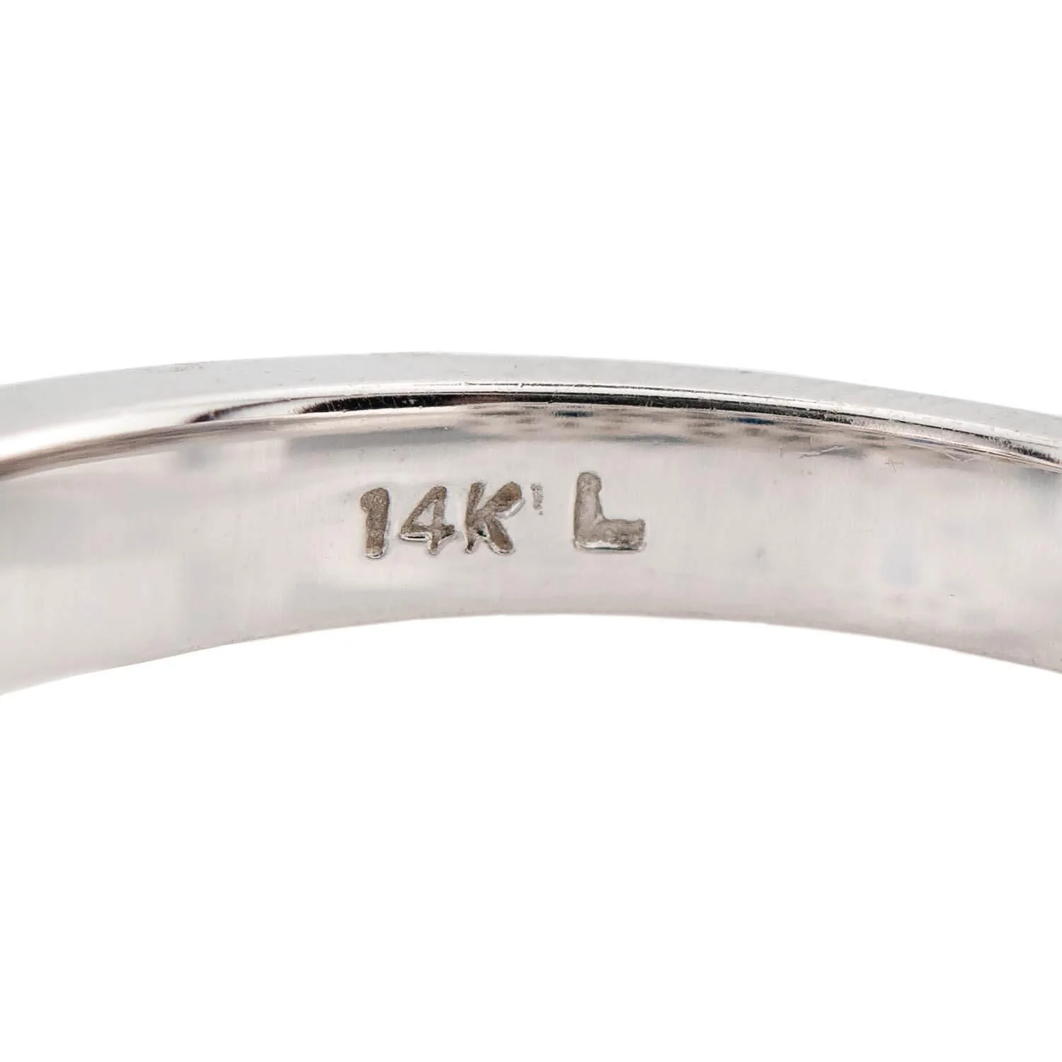 Estate 14K Sapphire & Diamond 3 Stone Ring - Image 6
