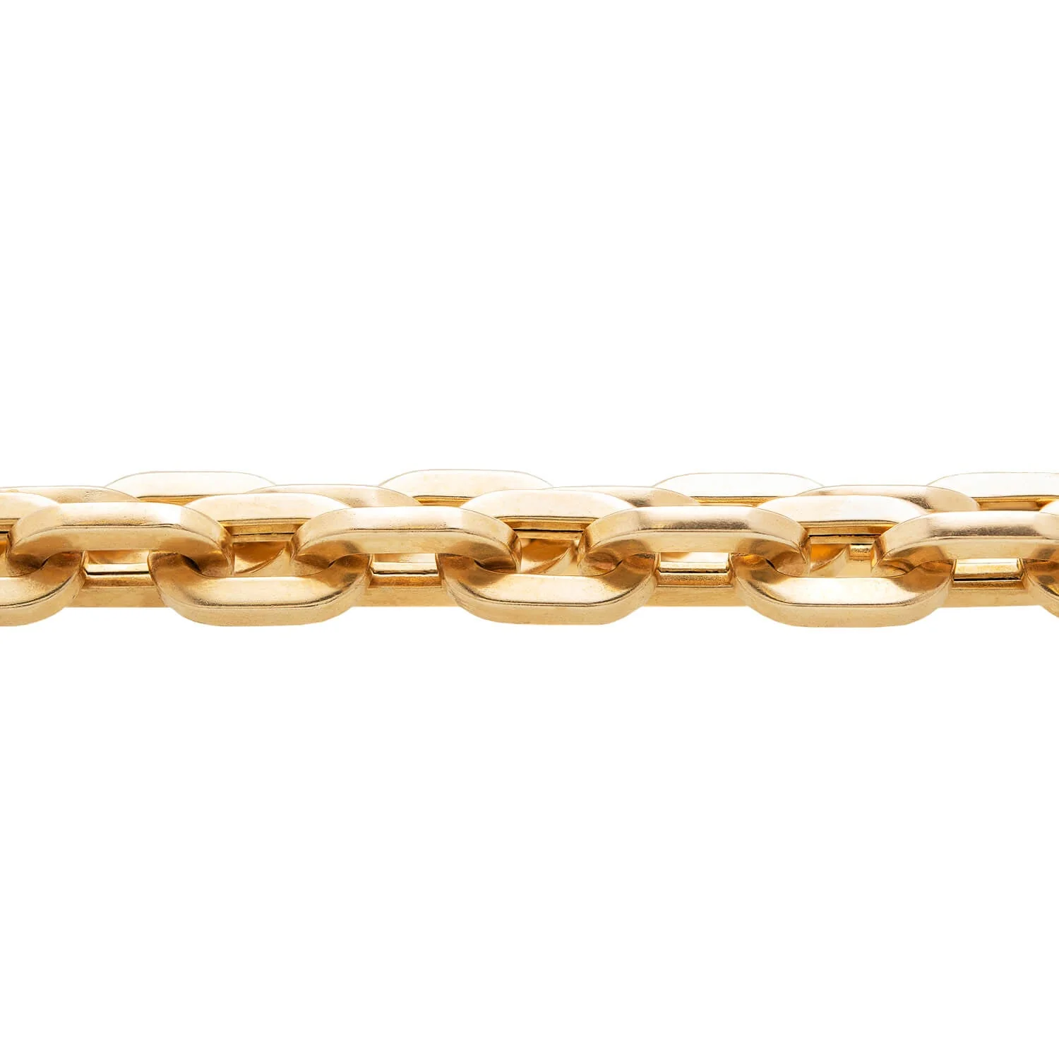 Estate 14k Extra Large Paperclip Link Chain Necklace 65.5g - Image 3