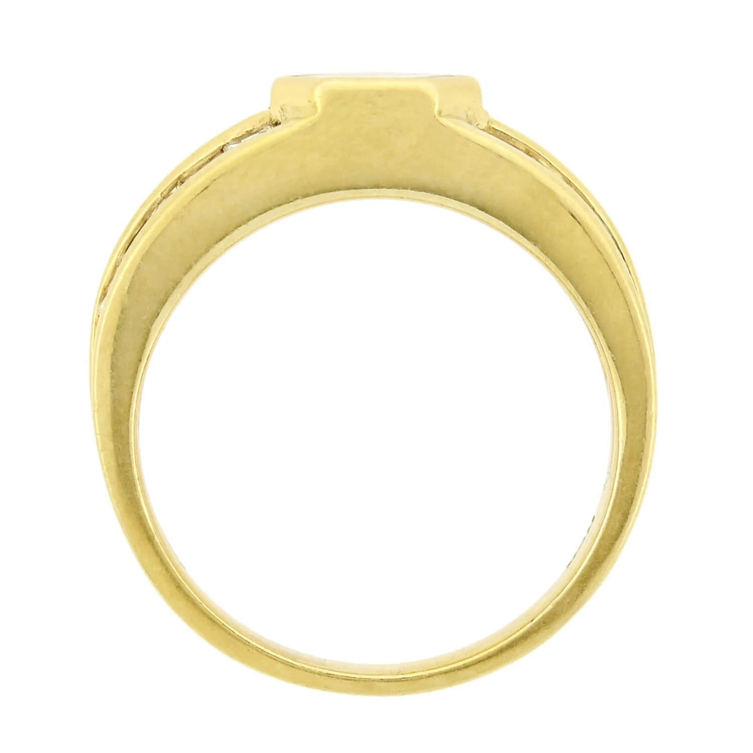 Estate 14kt 0.60ct Kite-Shaped Diamond Ring 1.60ctw - Image 3