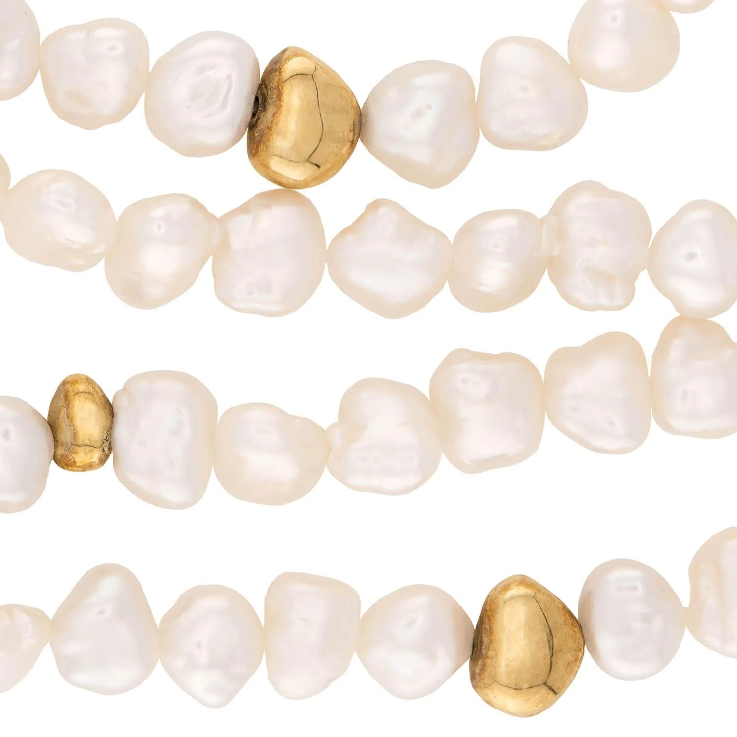 Estate 18k/14k Pearl Necklace 34" - Image 3