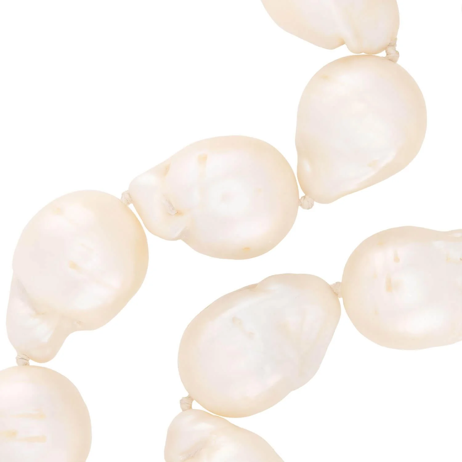 Estate 18k Baroque Pearl and Diamond Necklace - Image 4