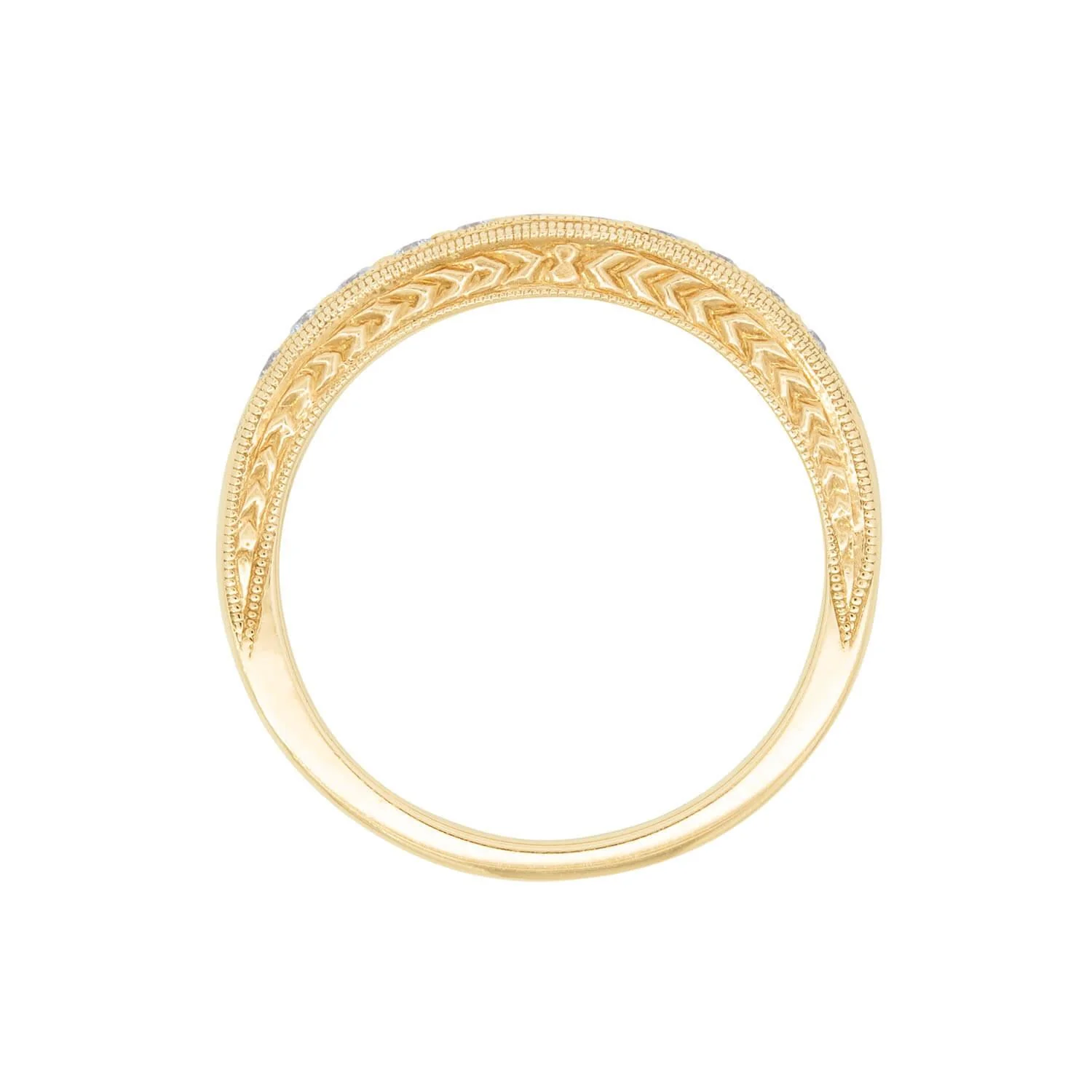 Estate 18k .50ctw Diamond Band - Image 4