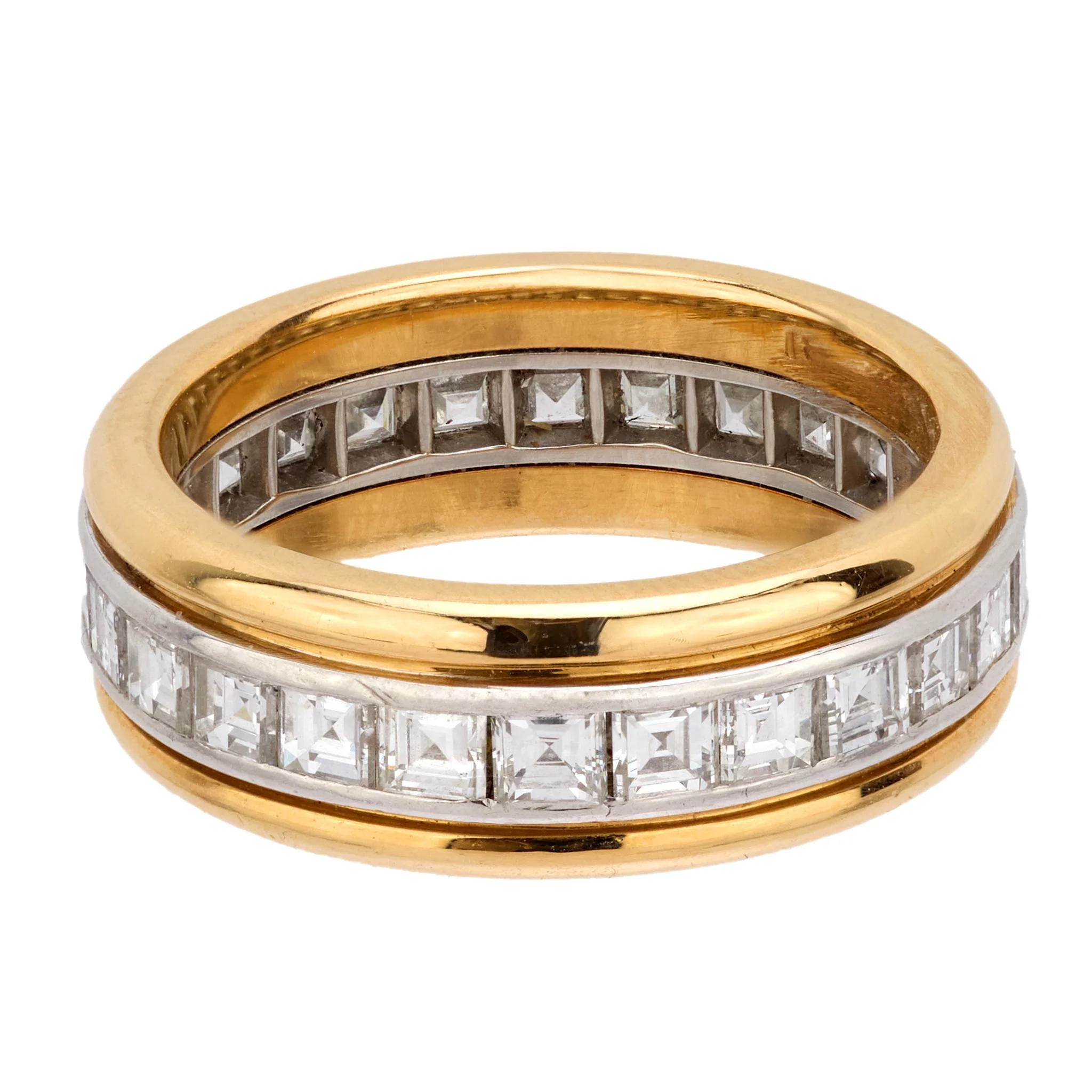 Estate 18k Diamond Eternity Band - Image 2