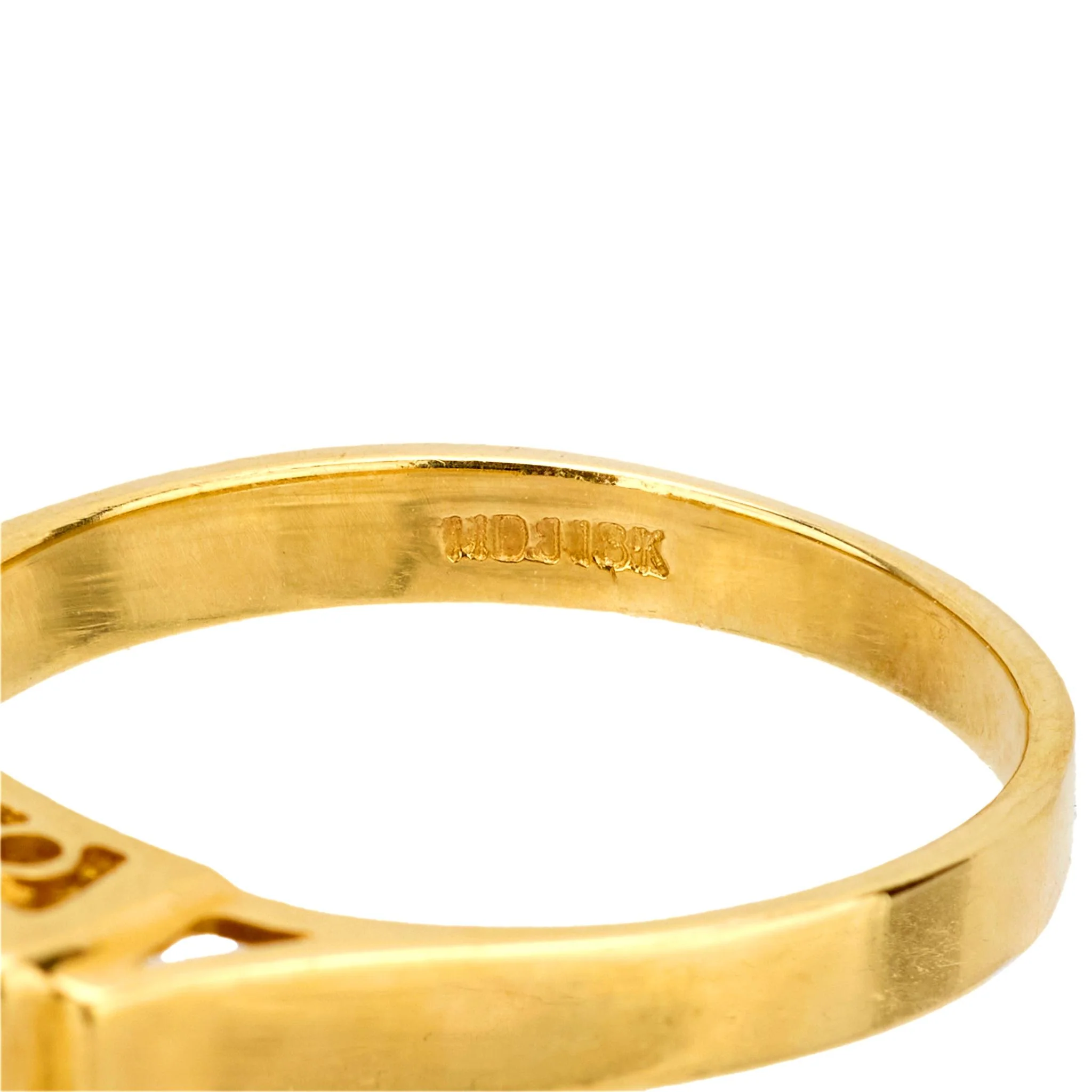 Estate 18k Diamond Four-Stone Ring - Image 4