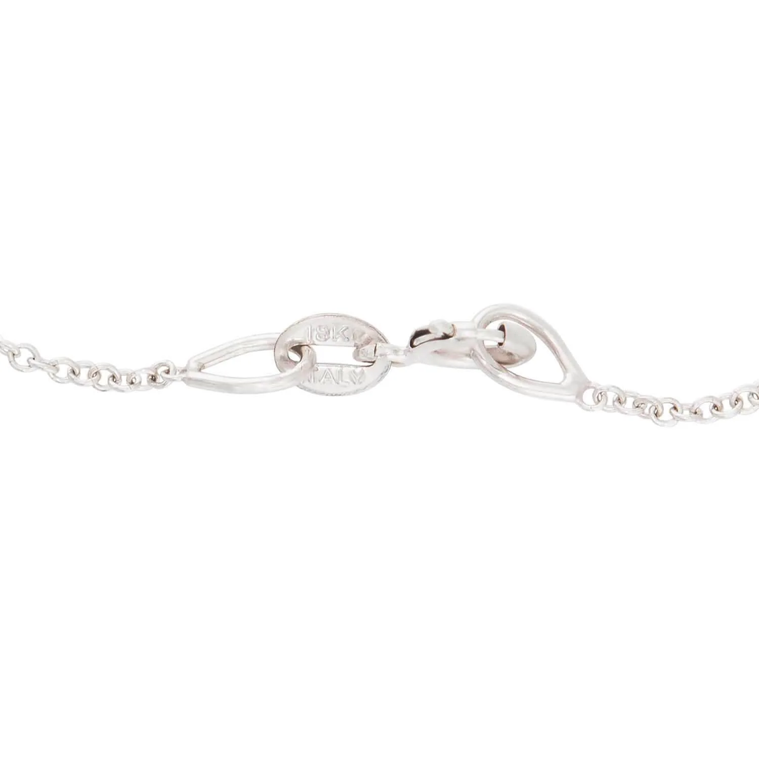 Estate 18k Diamond Key Pendant Necklace - Image 6