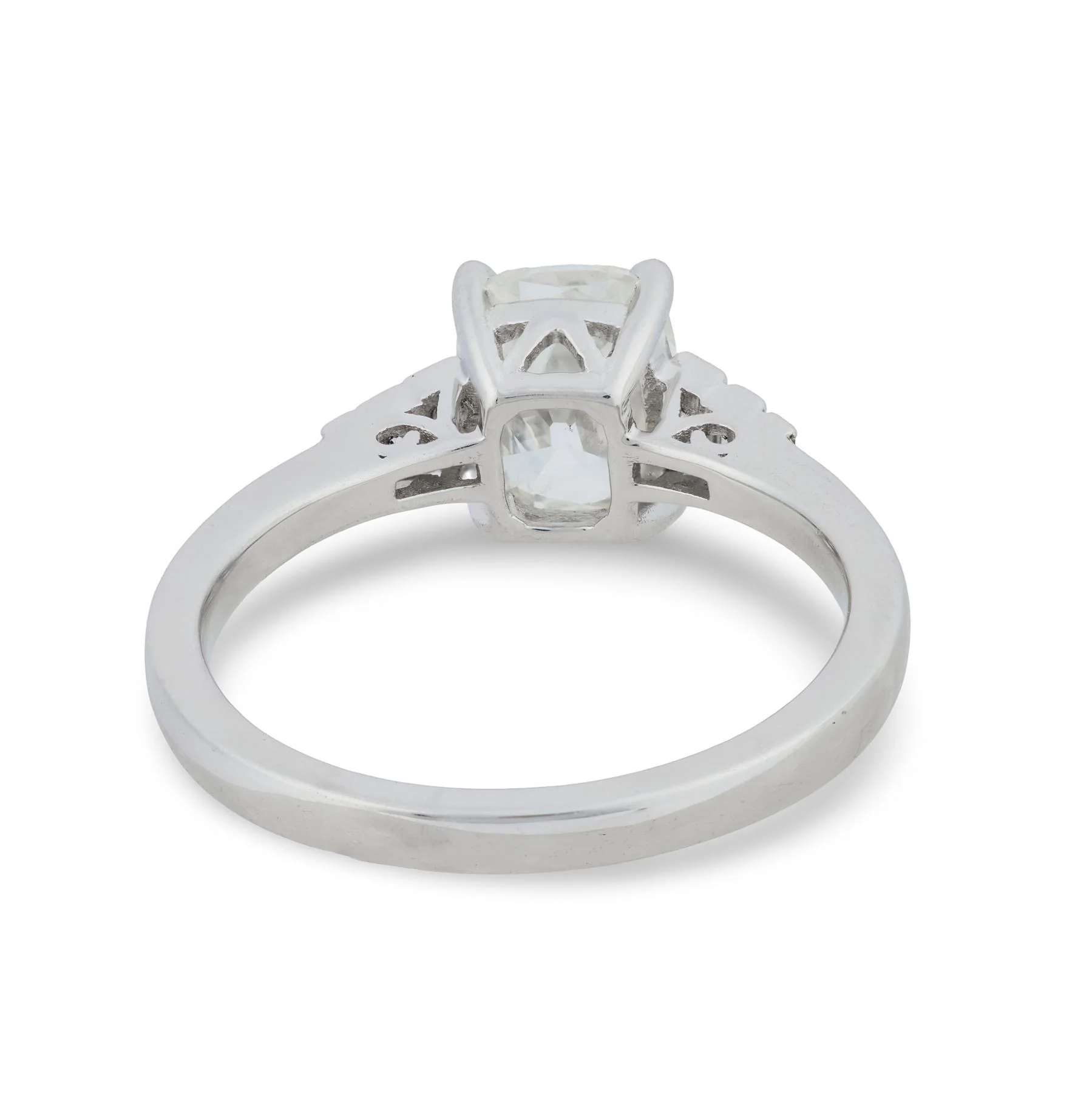 Estate 18k GIA Diamond Engagement Ring 1.50ct - Image 4