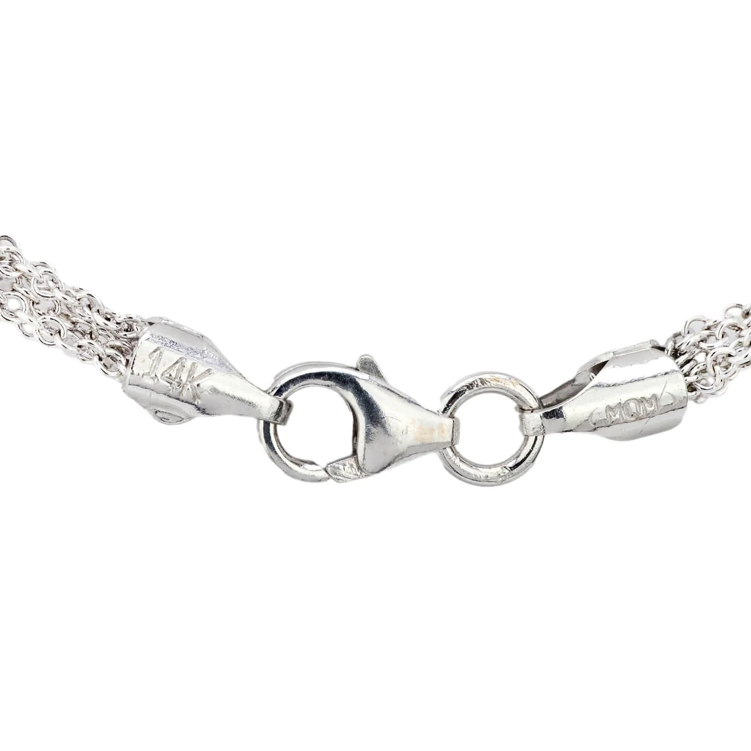 Estate 18k Pearl and Diamond Pendant Necklace - Image 4