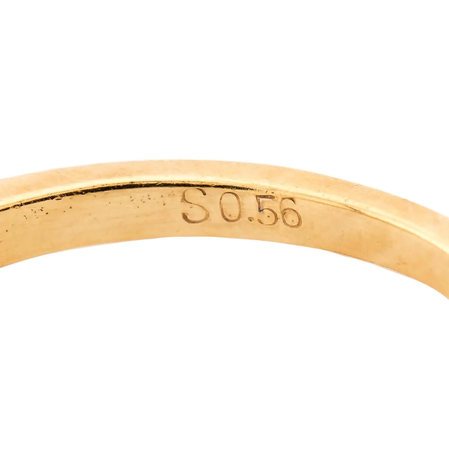 Estate 18k Sapphire Half Band - Image 6