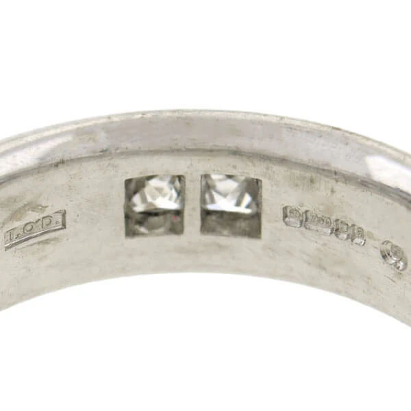Estate 18kt French Cut Diamond Wide Band Ring 1.00ctw - Image 6