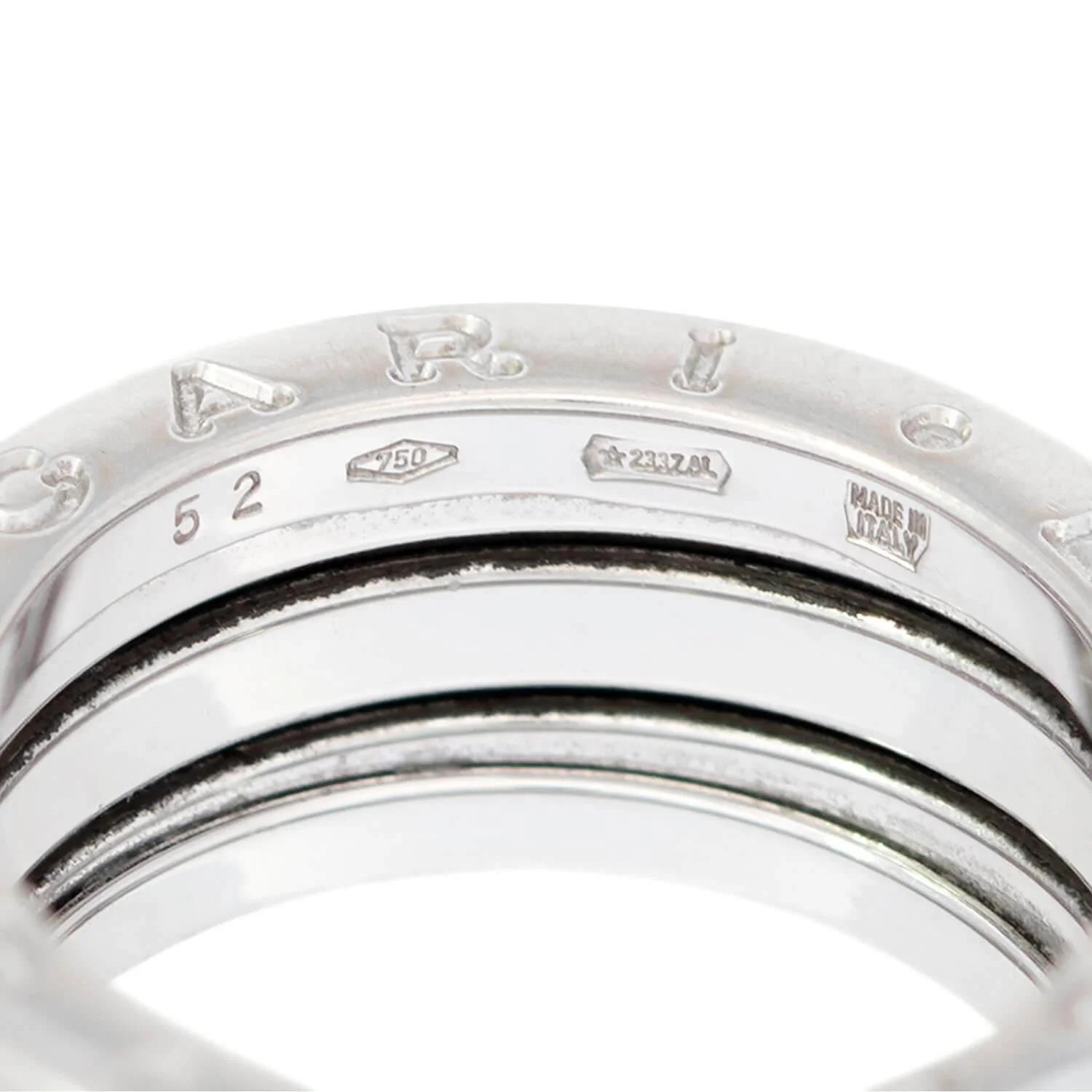 Estate BULGARI 18k White Gold Ring - Image 5
