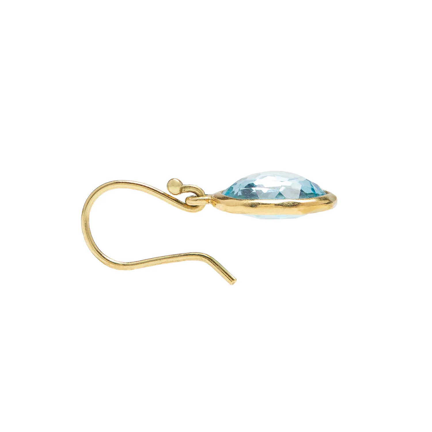 Estate IPPOLITA 18k Blue Topaz Earrings - Image 2