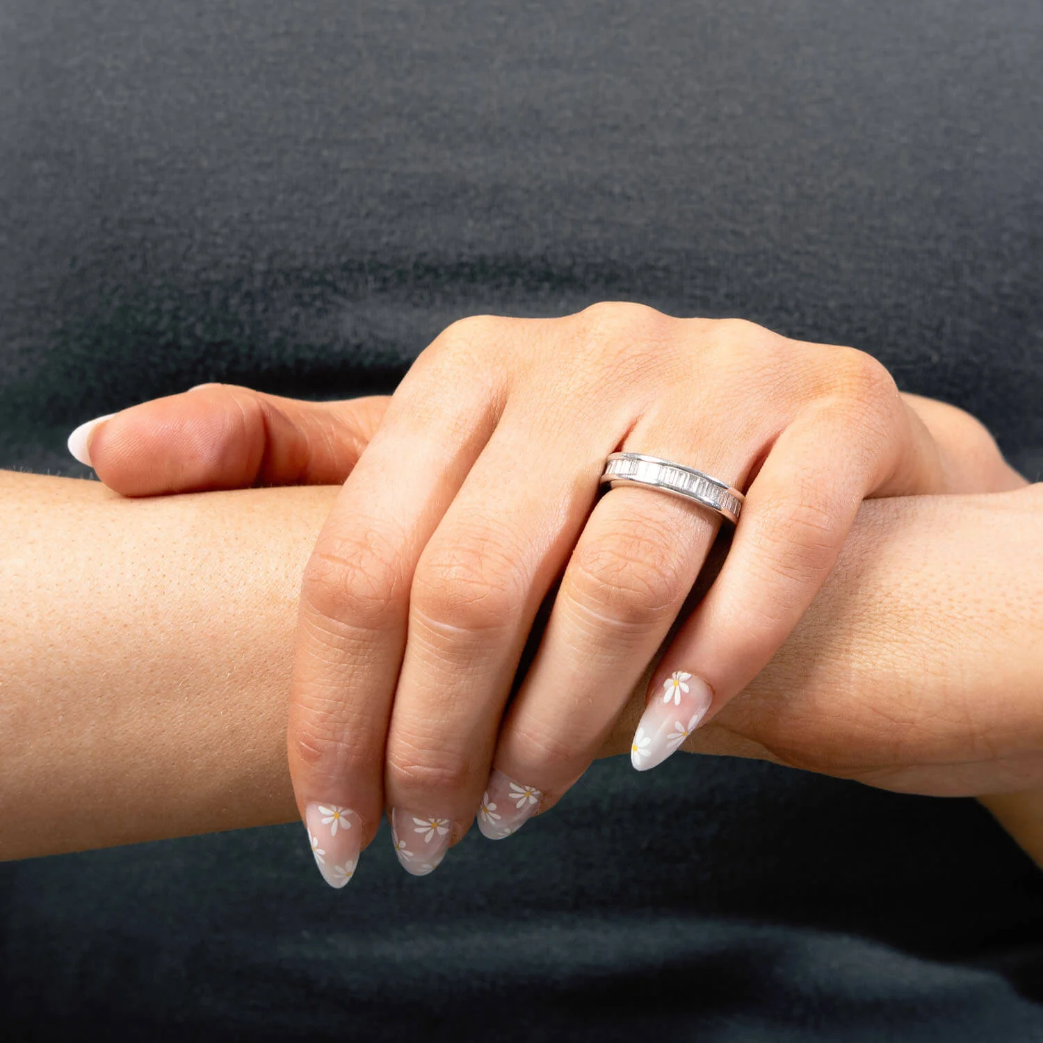 Estate Platinum Diamond Eternity Band - Image 5