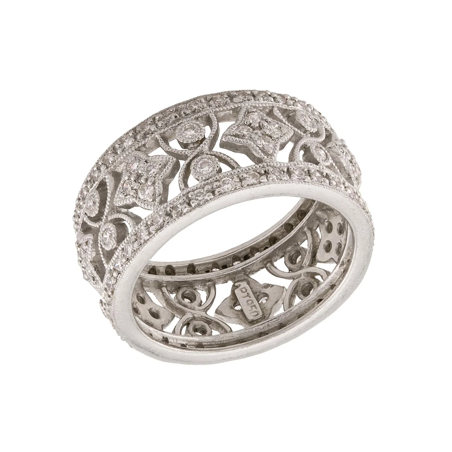 Estate Platinum Diamond Eternity Band