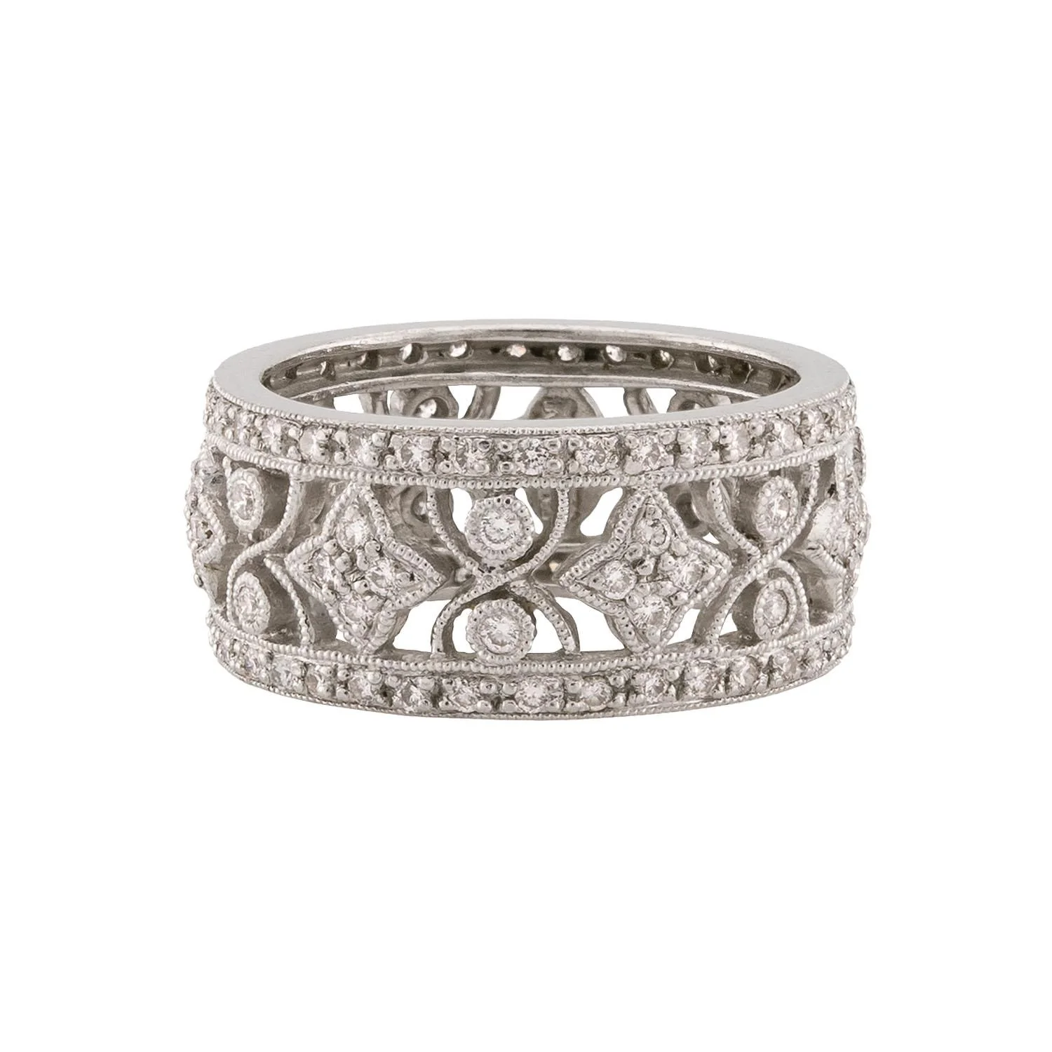 Estate Platinum Diamond Eternity Band - Image 2
