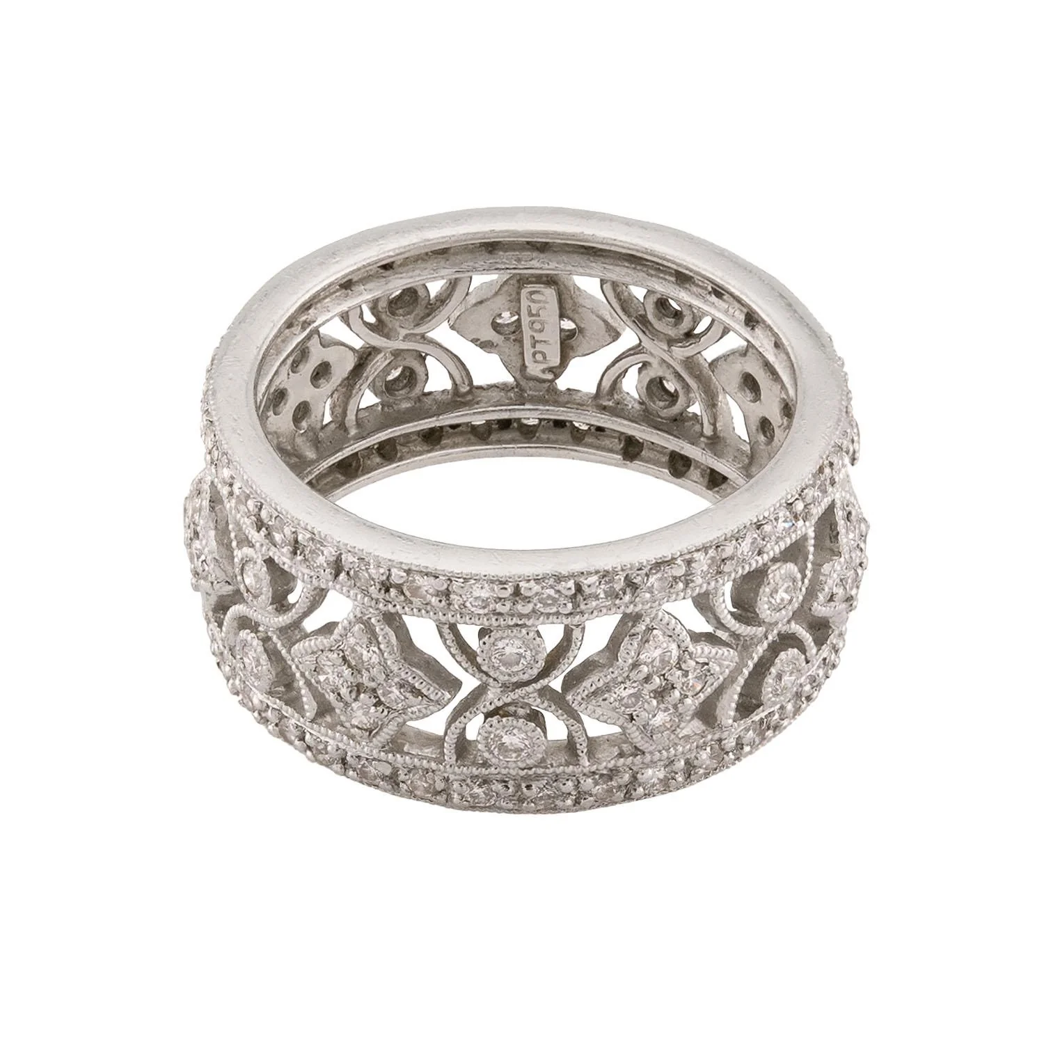 Estate Platinum Diamond Eternity Band - Image 4