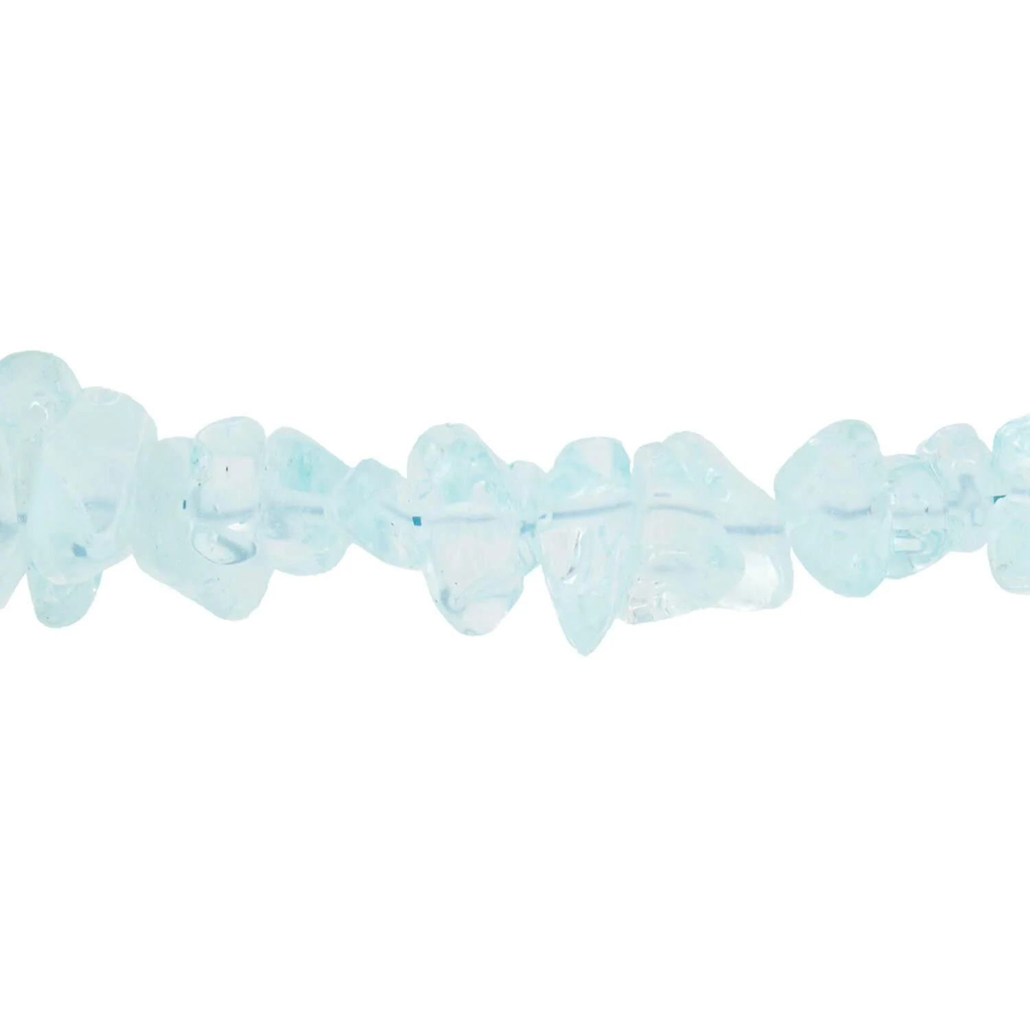 Estate Sterling Silver Aqua Necklace & Bracelet Set - Image 5