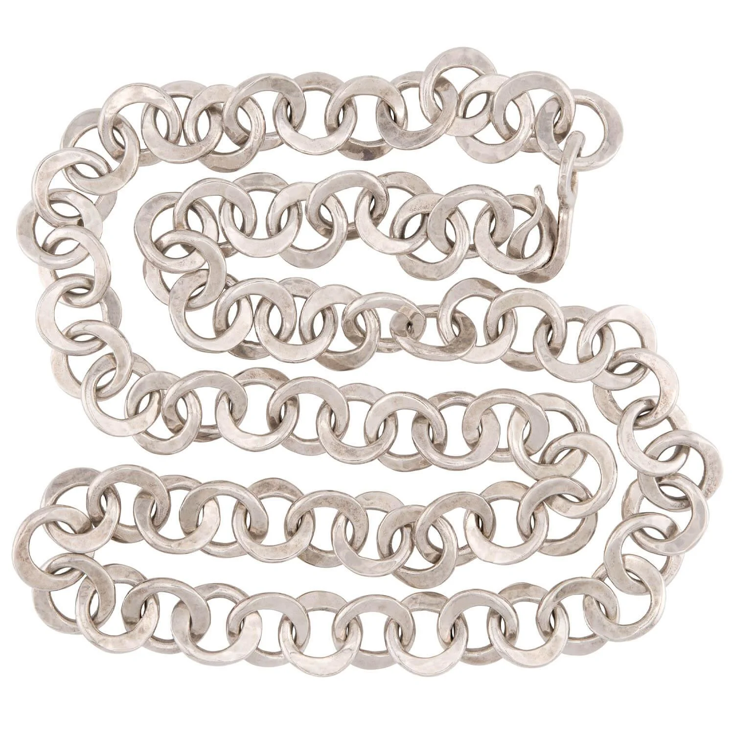 Estate Sterling Silver Link Necklace