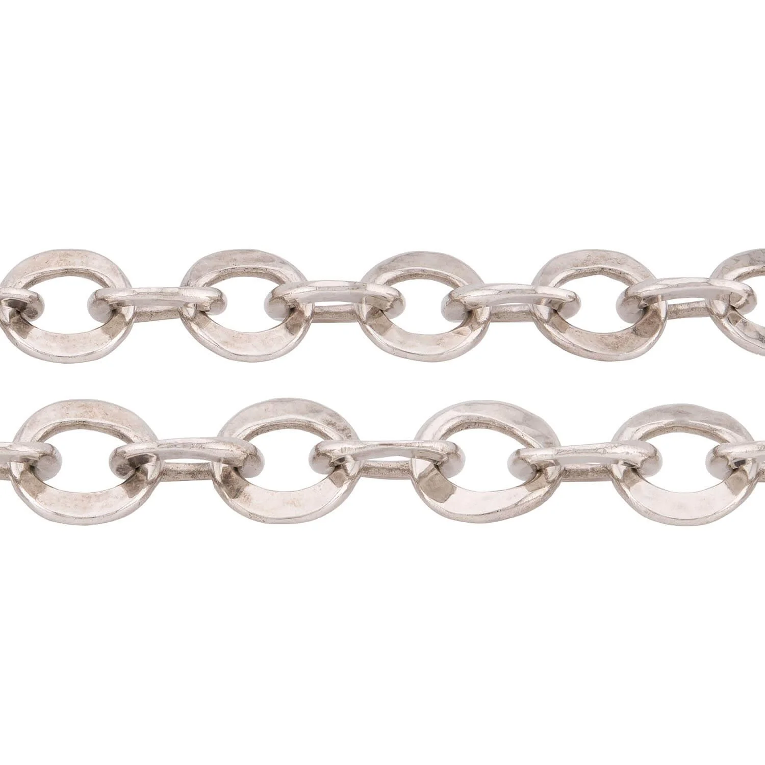 Estate Sterling Silver Link Necklace - Image 3