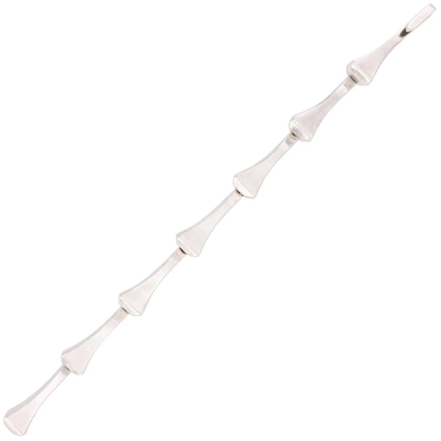 Estate Sterling Silver Nail Bracelet - Image 3