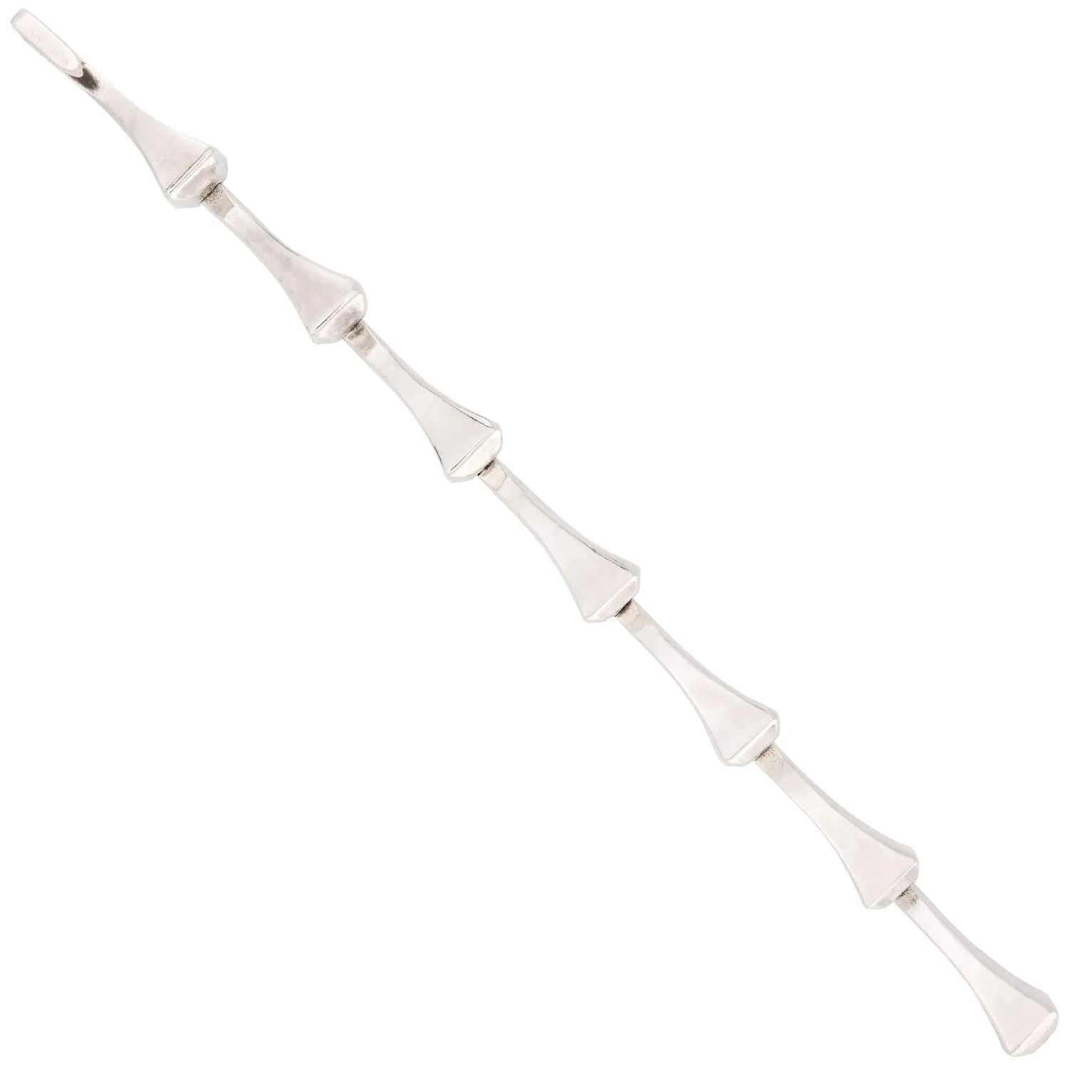 Estate Sterling Silver Nail Bracelet - Image 3