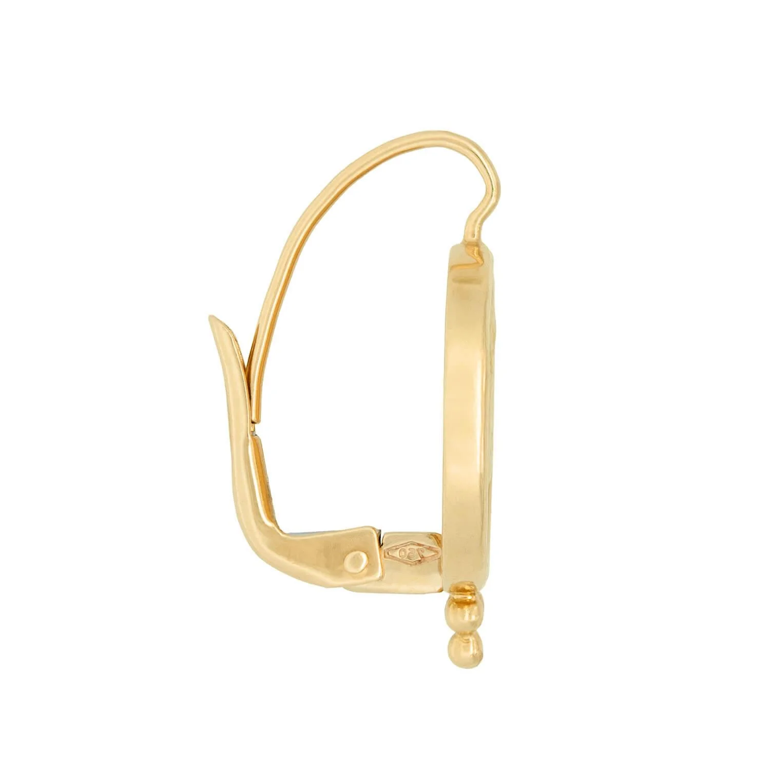 Estate Temple St. Clair 18k Cherub Earrings - Image 2