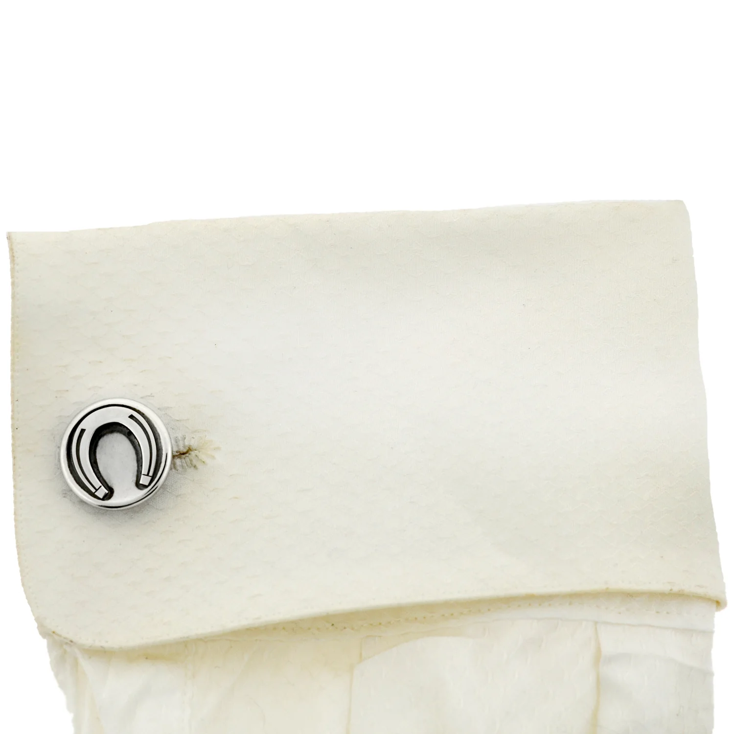 GEORG JENSEN Vintage Sterling Horseshoe Cufflinks - Image 8