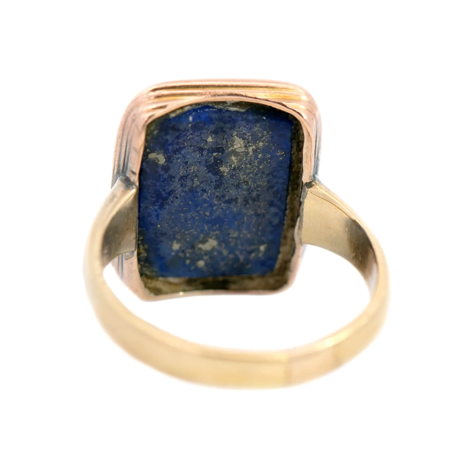 Georgian 15k Lapis Intaglio Signet Ring - Image 5