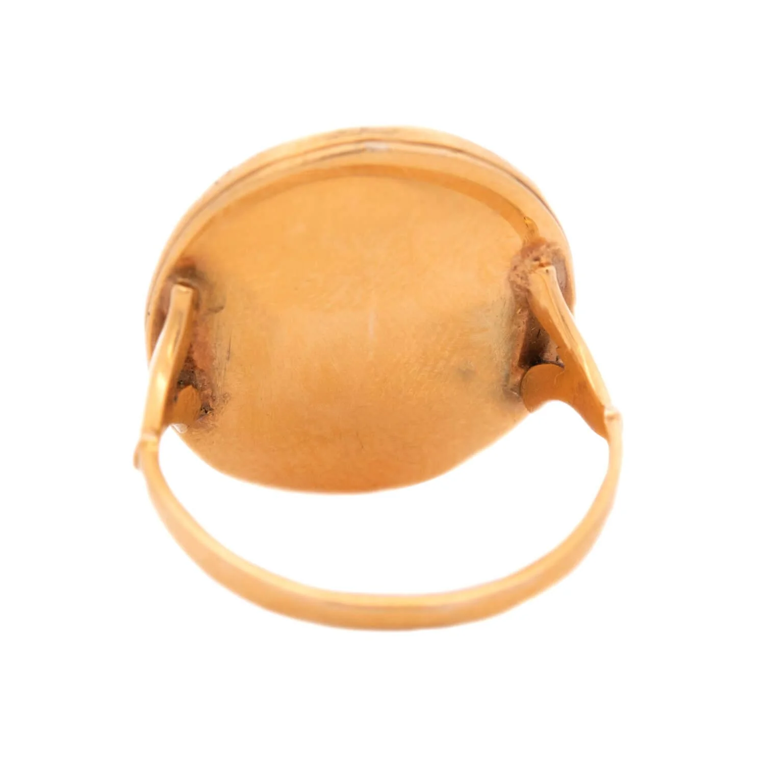 Georgian German 14k Portrait Ring - Image 5