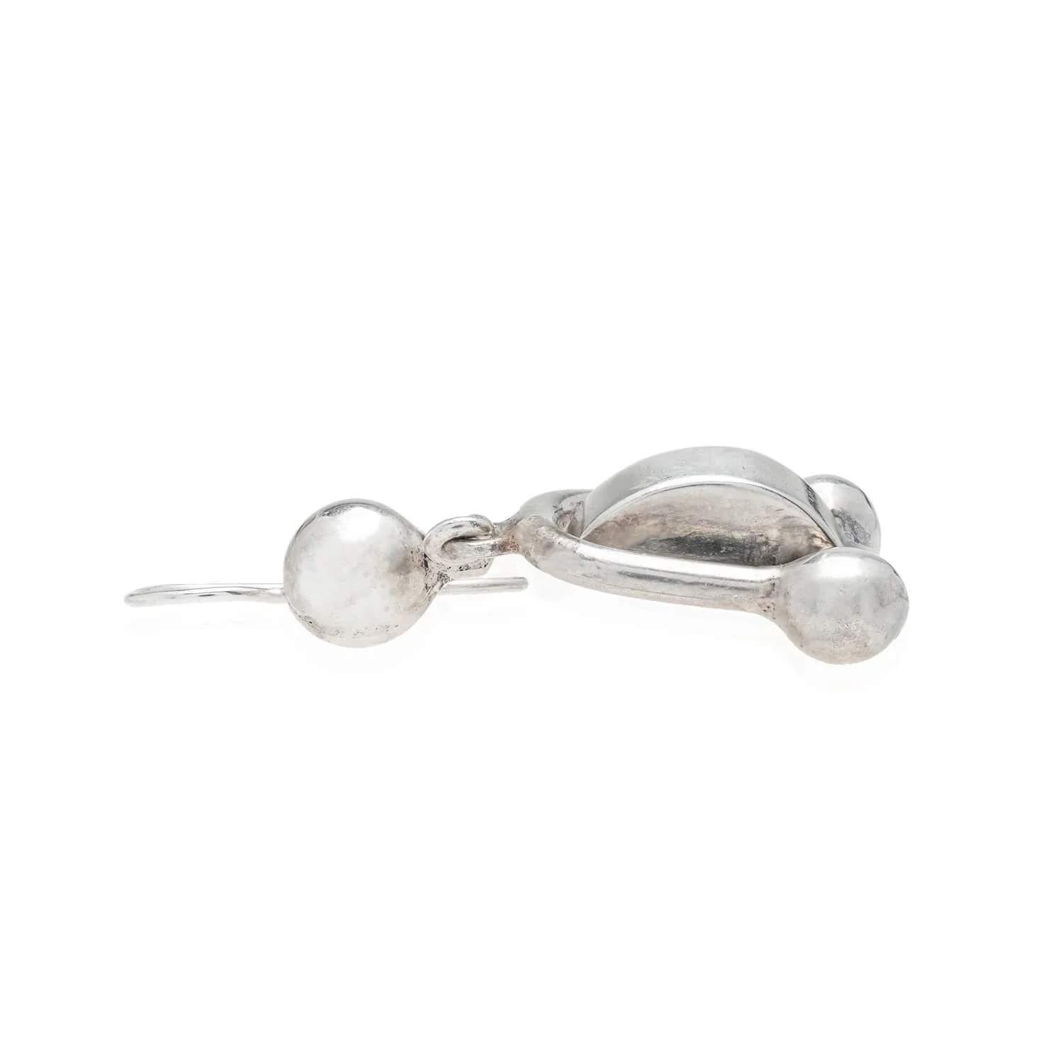HECTOR AGUILAR Vintage Mexican Taxco Silver Earrings - Image 2