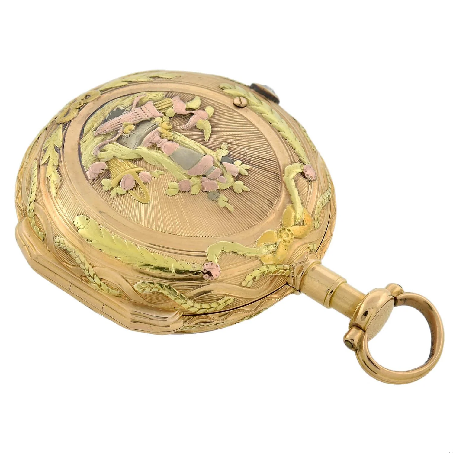 HONNORE LIEUTAUD of MARSEILLE Georgian 18kt Diamond Pocket Watch - Image 5