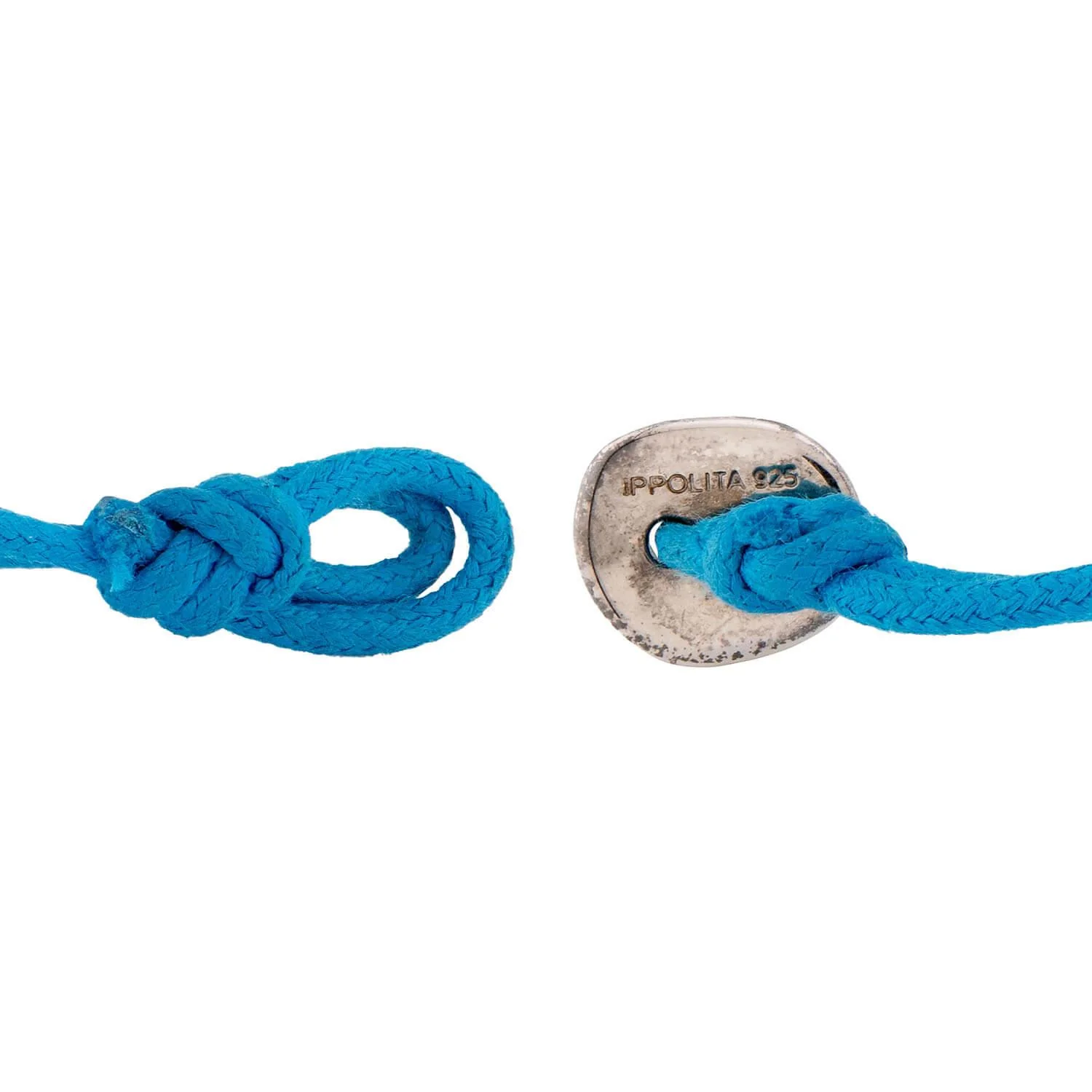 IPPOLITA Estate Sterling Silver & Cord Bracelet - Image 6
