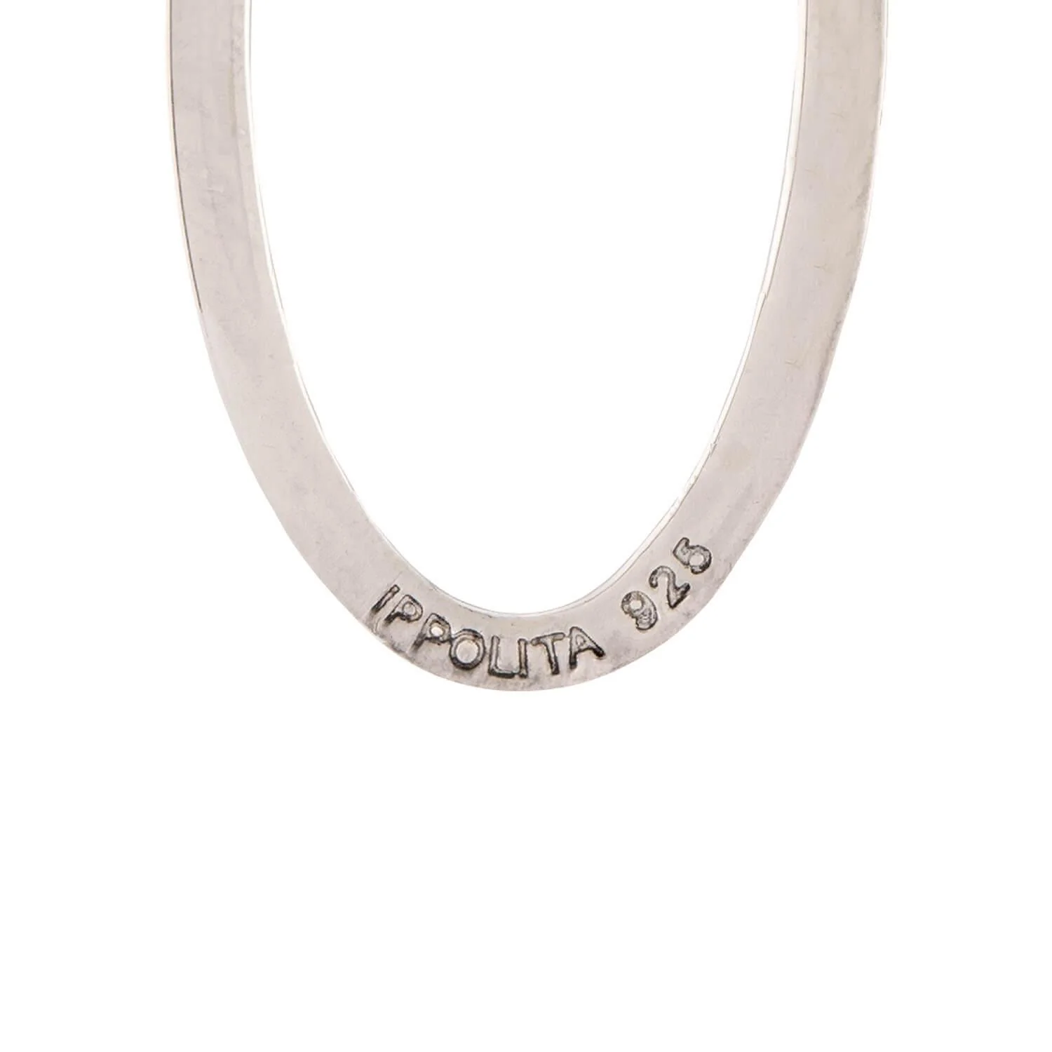 IPPOLITA Estate Sterling Silver Oval Earrings - Image 4