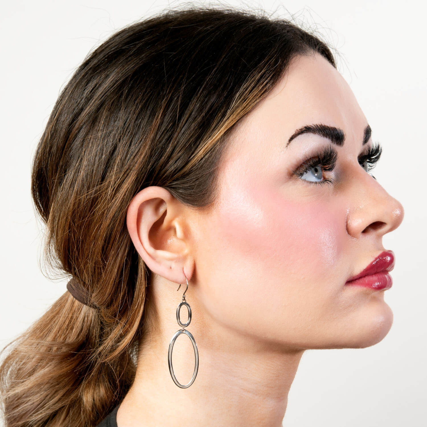 IPPOLITA Estate Sterling Silver Oval Earrings - Image 5