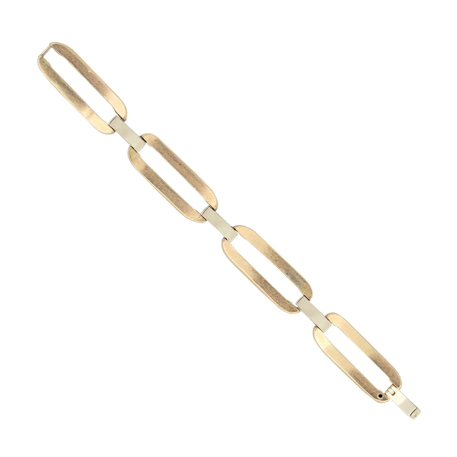 IVANKA Estate 14kt + Diamond Link Bracelet 38.9g - Image 5