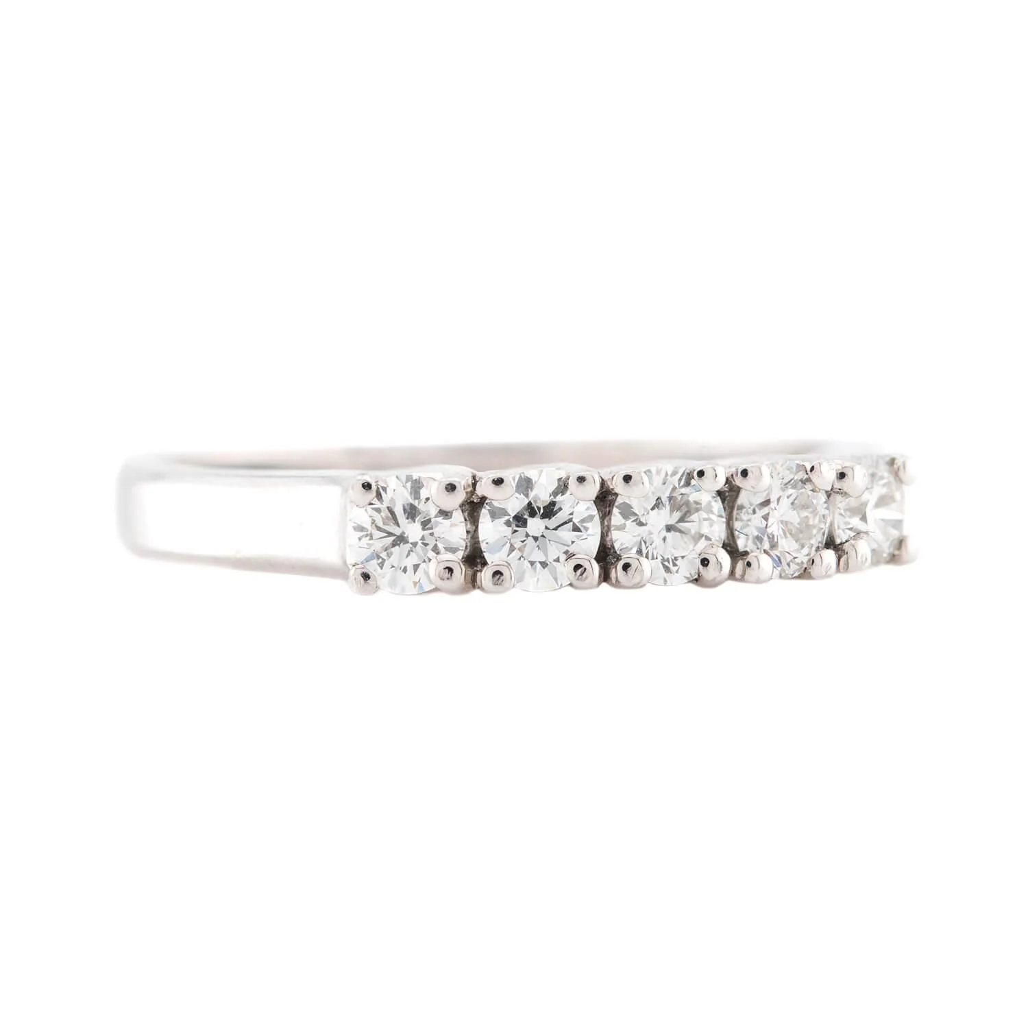 JEFF COOPER Estate 18k Diamond Five Stone Ring - Image 2