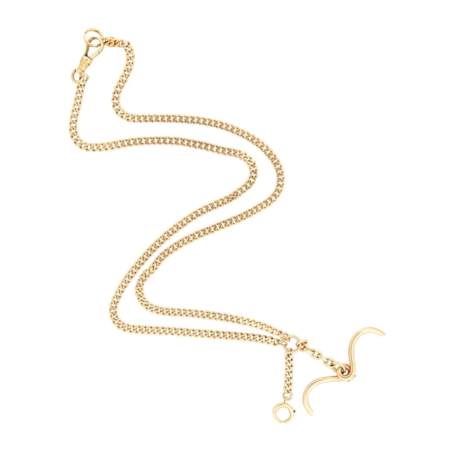Late Victorian 14k Gold Watch Chain - Image 2