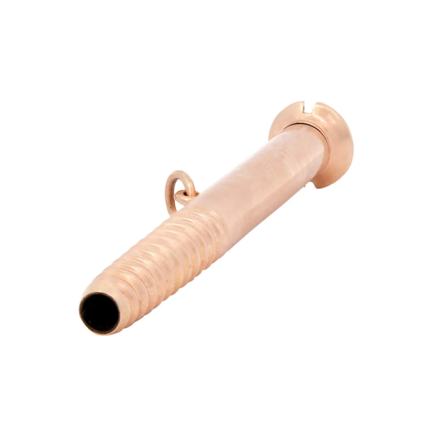 Late Victorian 14k Screw Pencil Fob Pendant - Image 5