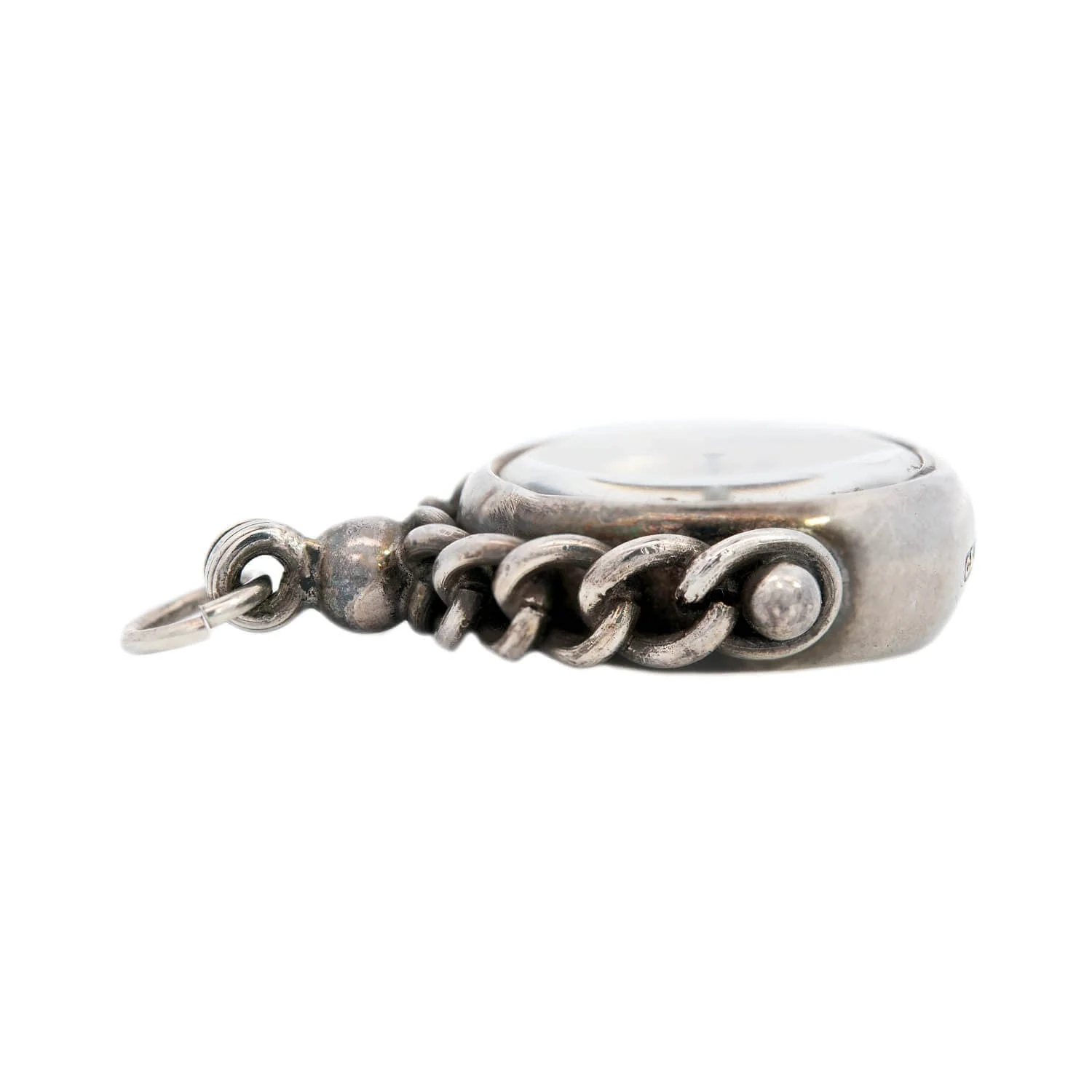 Late Victorian Sterling Twisted Rope Compass Pendant - Image 2
