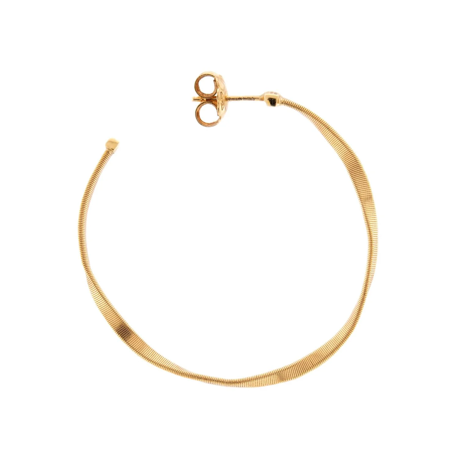 MARCO BICEGO Estate 18k Italian Marrakech Hoop Earrings - Image 3