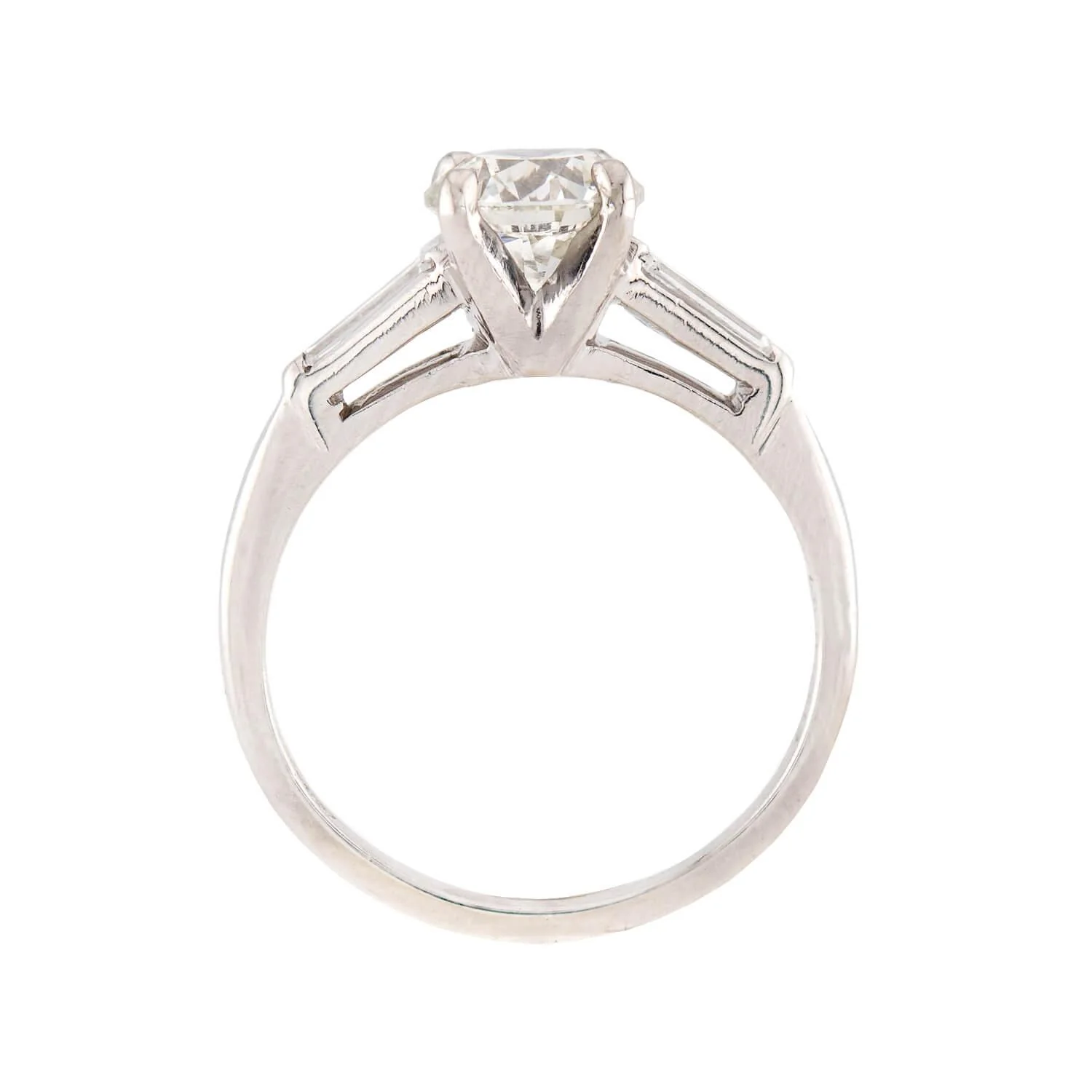 MARCUS & CO. Retro Platinum Diamond Engagement Ring 1.01ct - Image 4