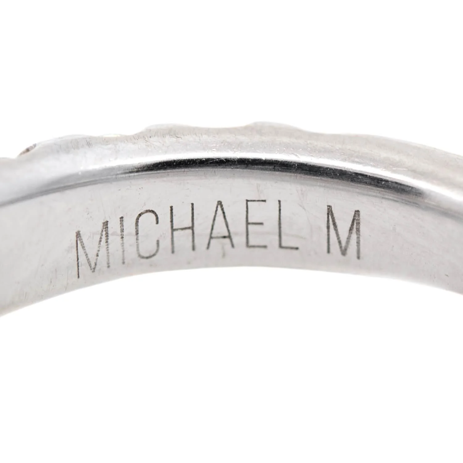 MICHAEL M Estate 18k GIA Sapphire and Diamond Ring 3.67ct - Image 6