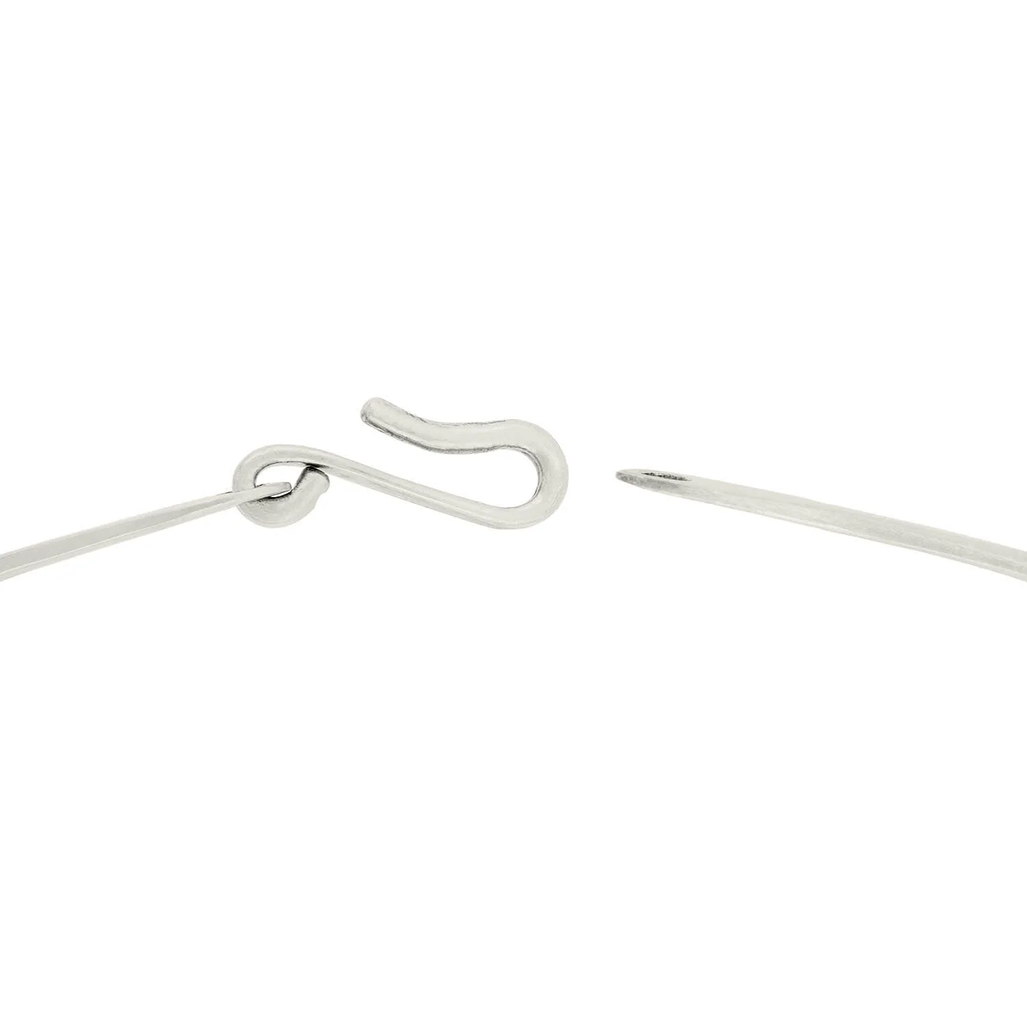 OLD NEWBURY CRAFTERS for CARTIER Vintage Sterling Silver Choker Necklace - Image 8