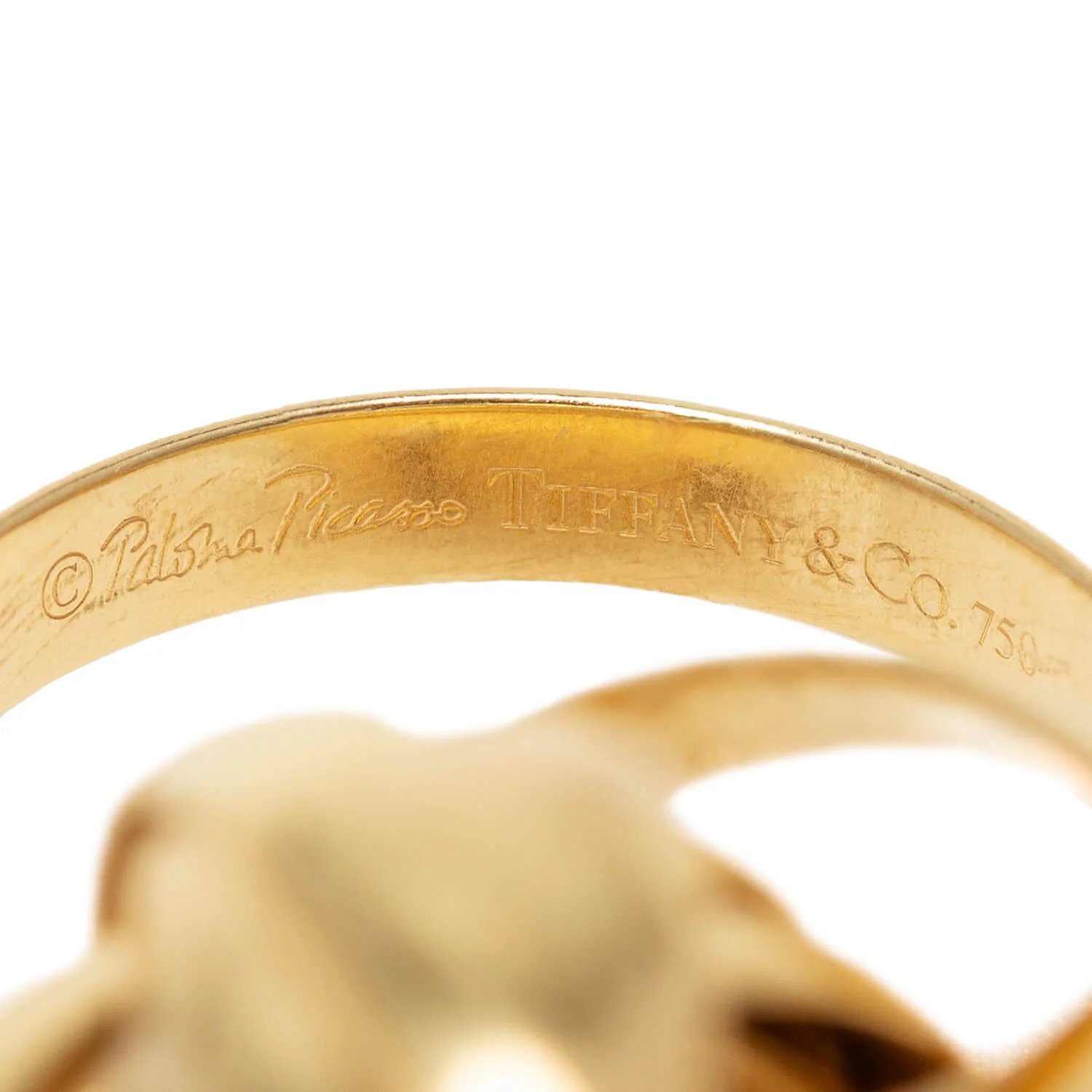 PALOMA PICASSO for TIFFANY & CO. 18kt Melody Collection Nine Band Roller Ring - Image 5