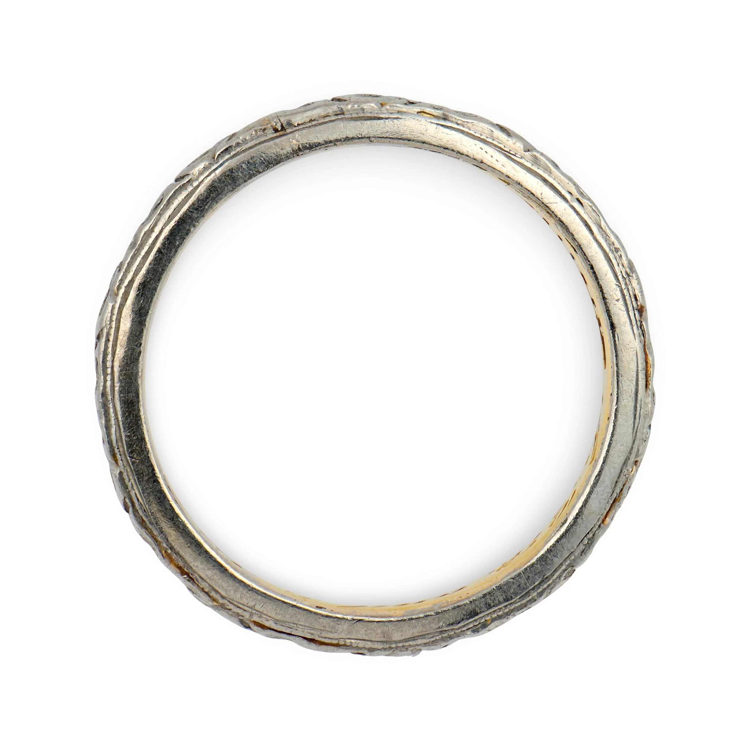 PEACOCK Edwardian 22k/Platinum Band - Image 3