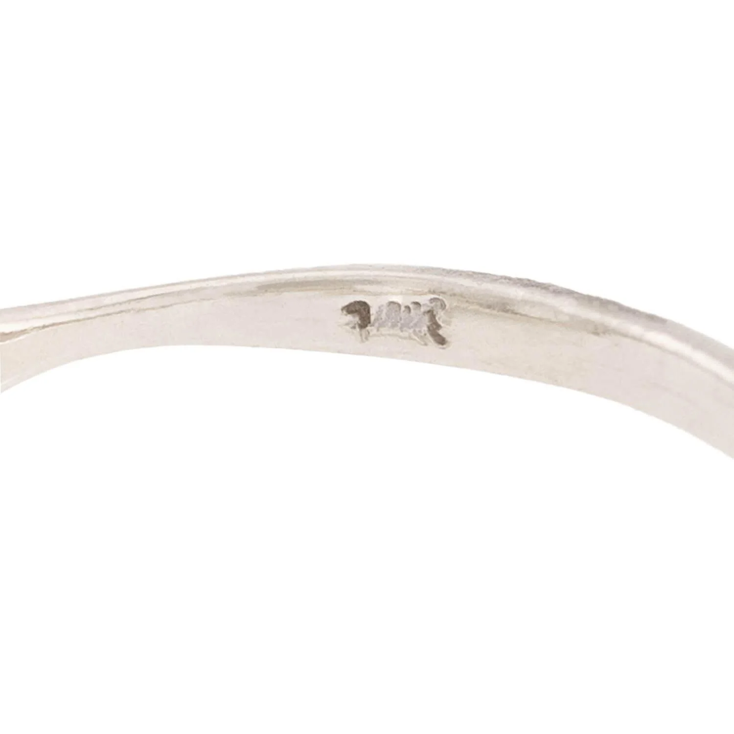 Retro 14k Diamond Horse Bit Ring - Image 6