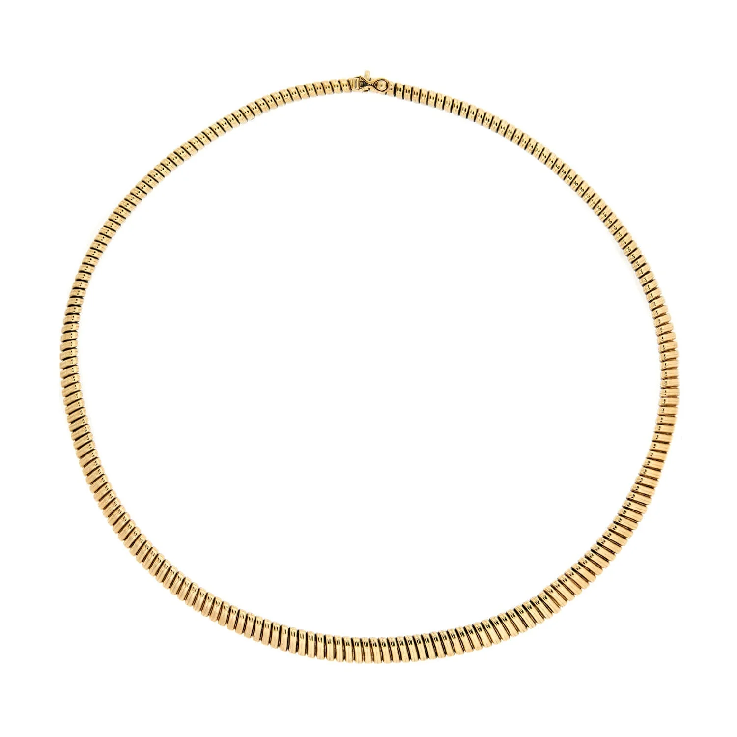 Retro 9kt Gold Gooseneck Chain Necklace 33.5 grams - Image 2