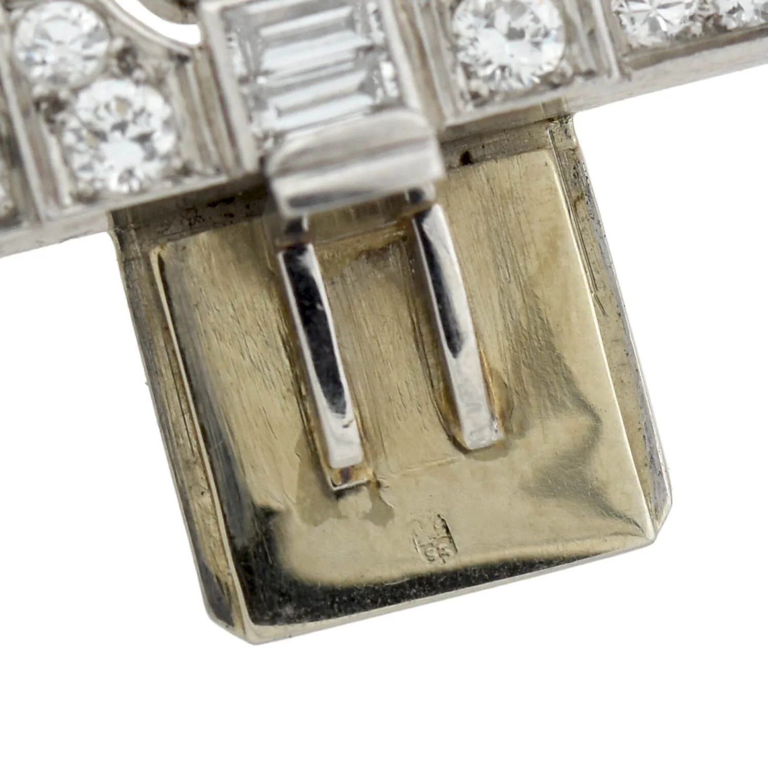 Retro Exquisite Platinum Diamond Encrusted Link Bracelet 32ctw - Image 11